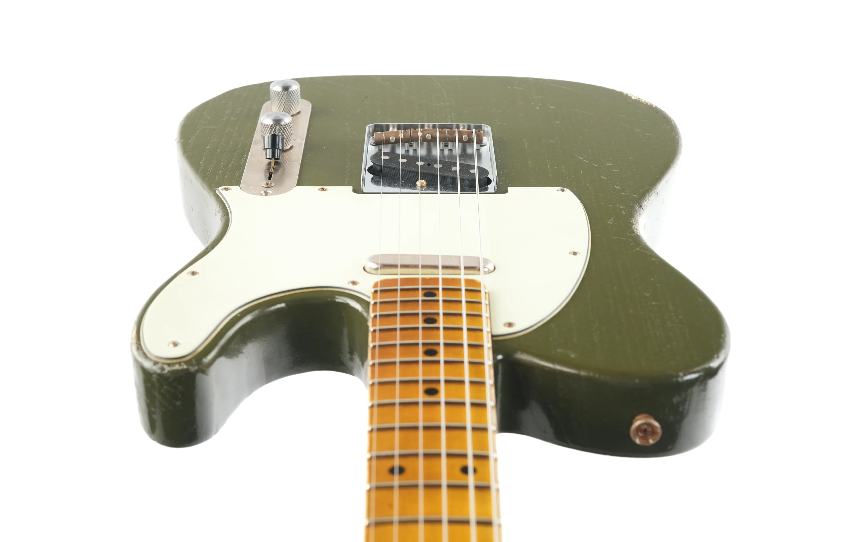 Kauffmann ’56 T Olive Drab Paulownia Maple Neck Medium Relic - Image 12