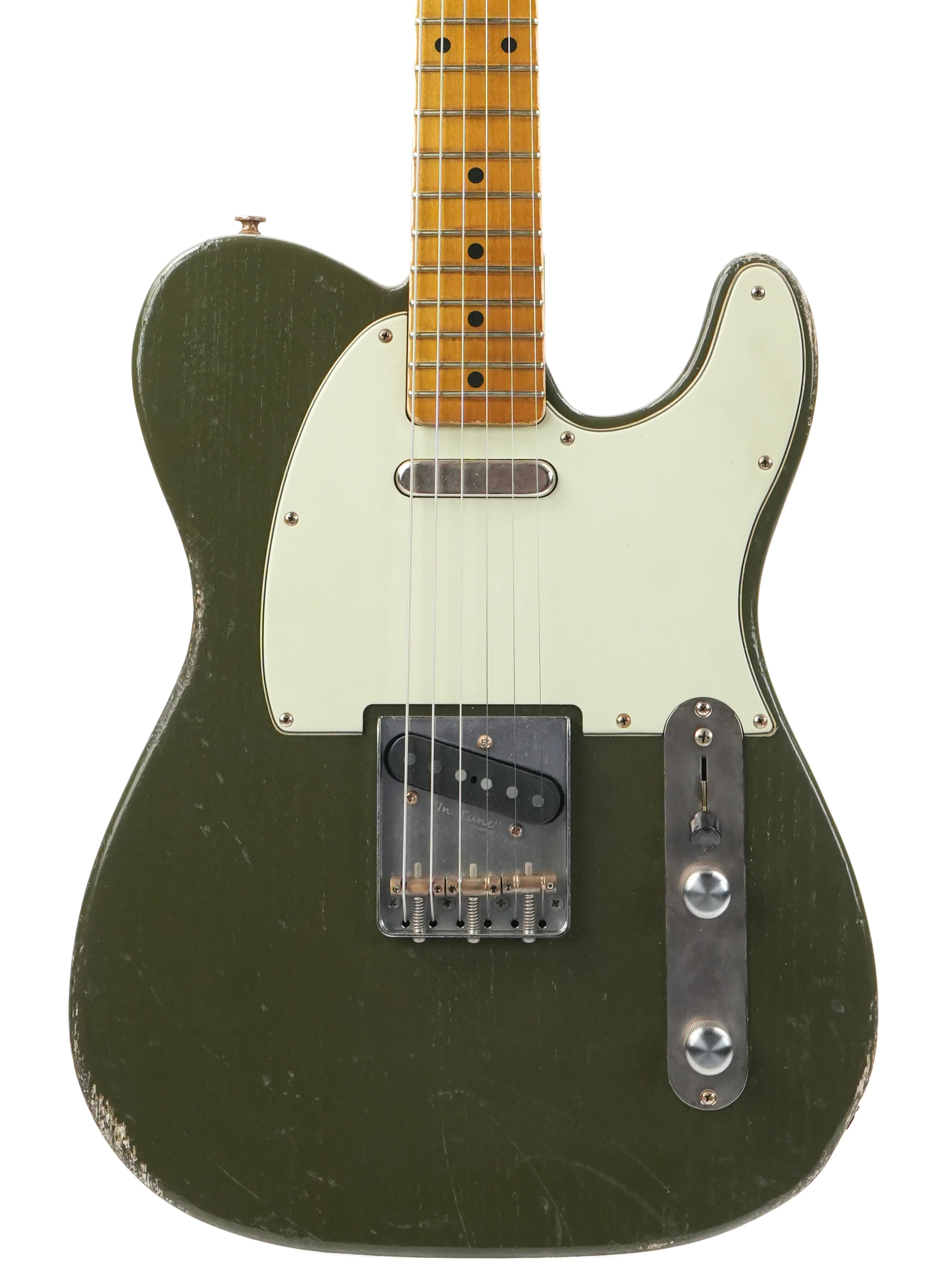 Kauffmann ’56 T Olive Drab Paulownia Maple Neck Medium Relic - Image 5