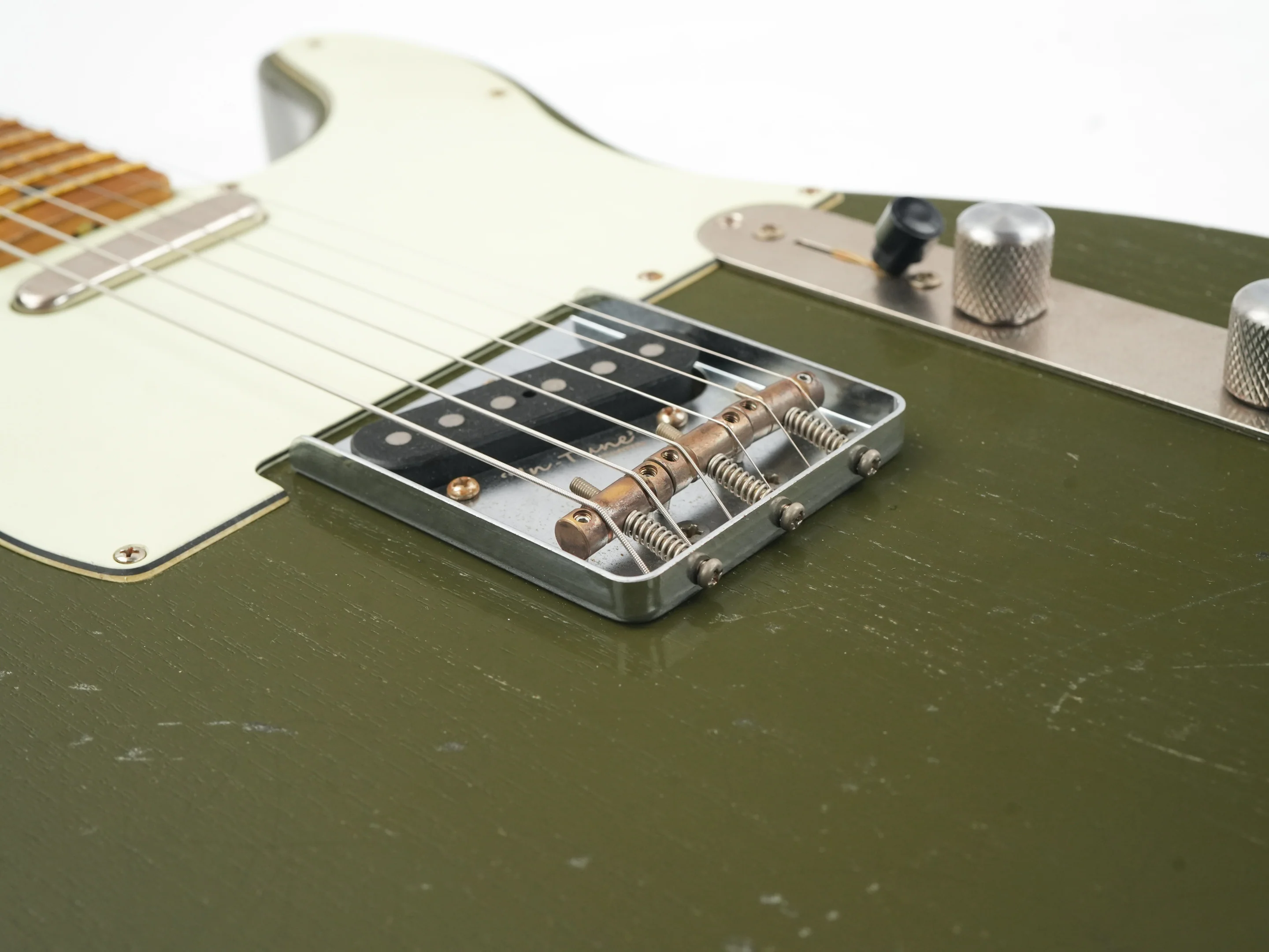 Kauffmann ’56 T Olive Drab Paulownia Maple Neck Medium Relic - Image 7