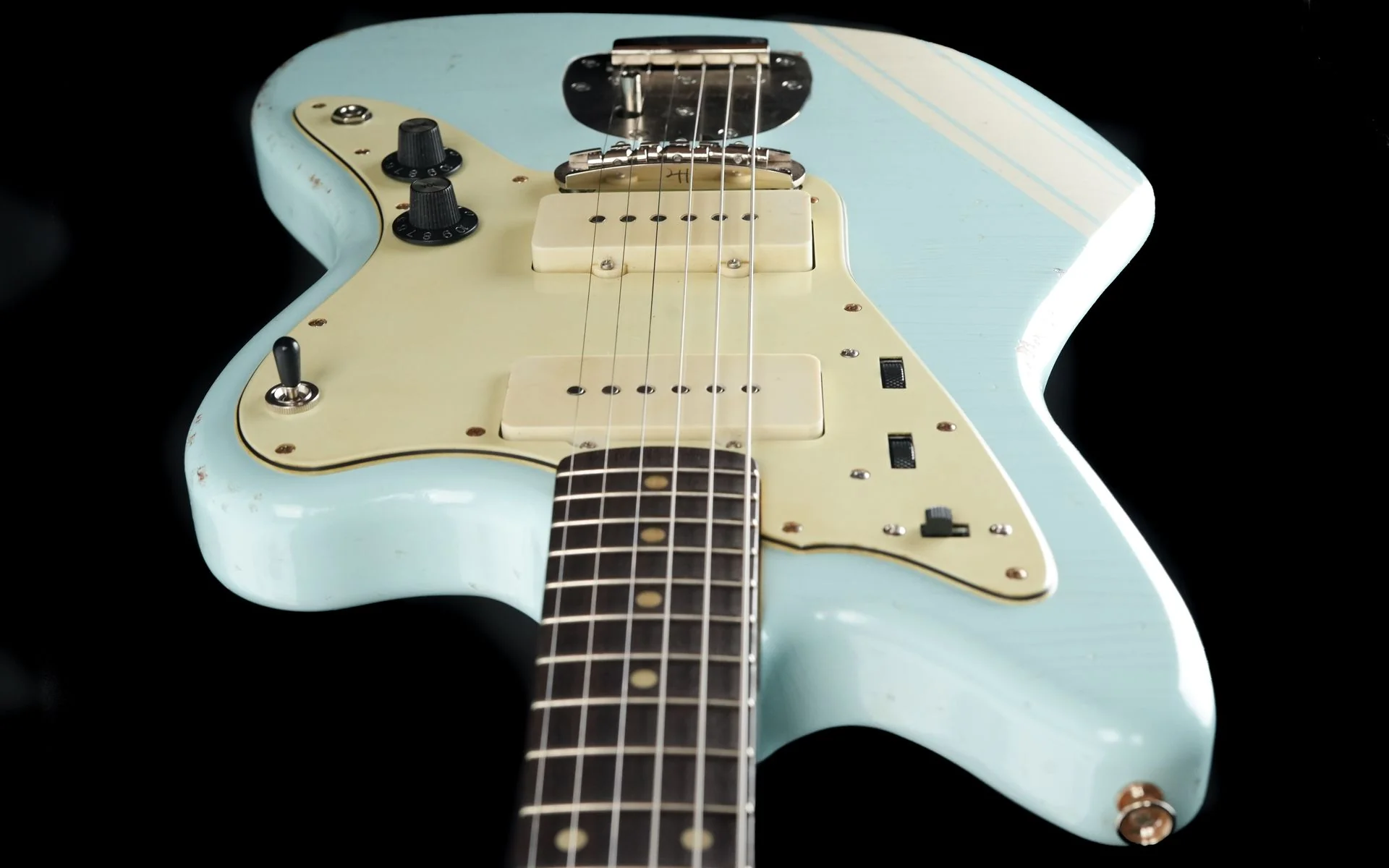 Kauffmann 63 JM Competition Stripe Sonic Blue - Image 13