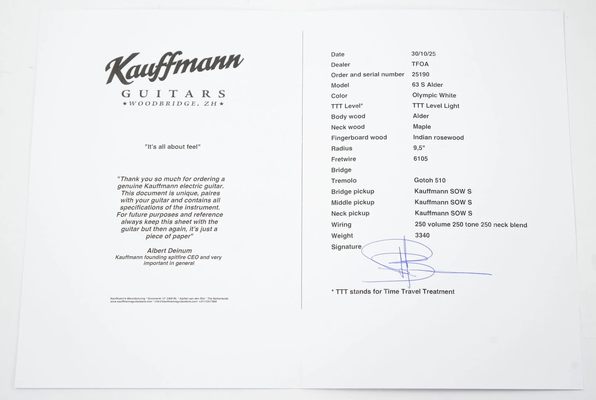 Kauffmann 63 S Alder Olympic White Light Aged - Image 12