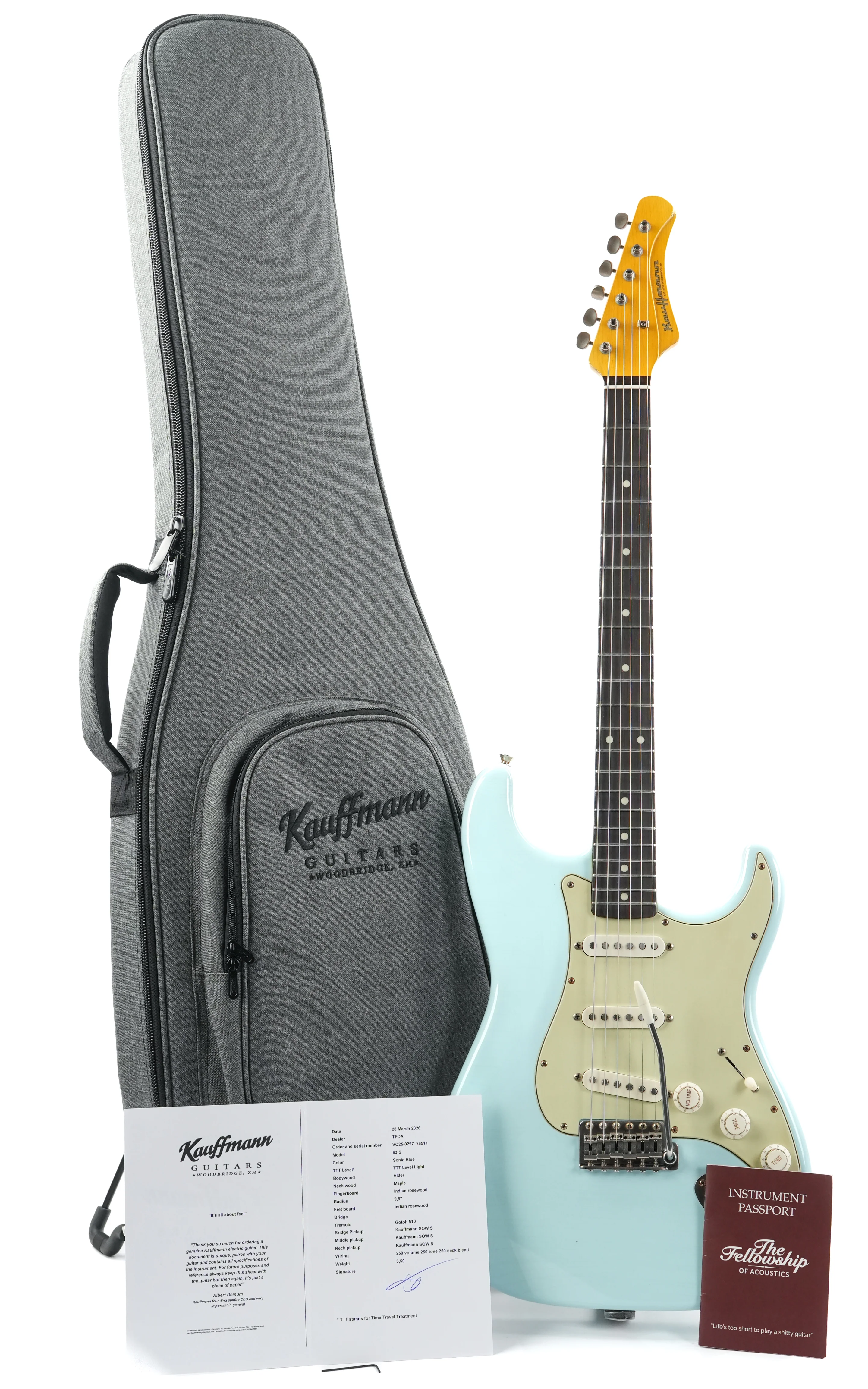 Kauffmann 63 S Alder Sonic Blue Light Aged #26511 - Image 3