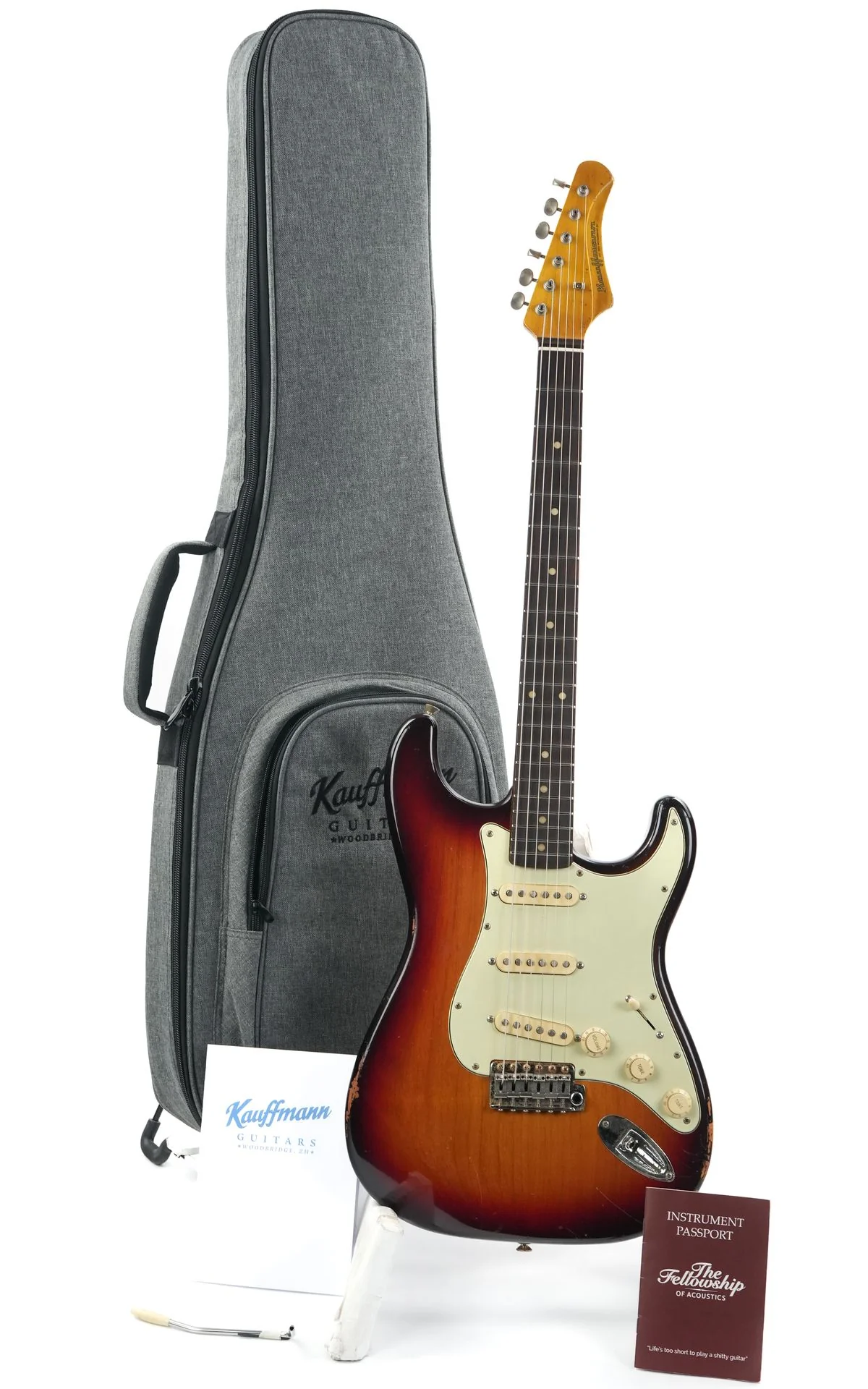 Kauffmann 63 S Alder Three Tone Sunburst Medium Aged - Image 3