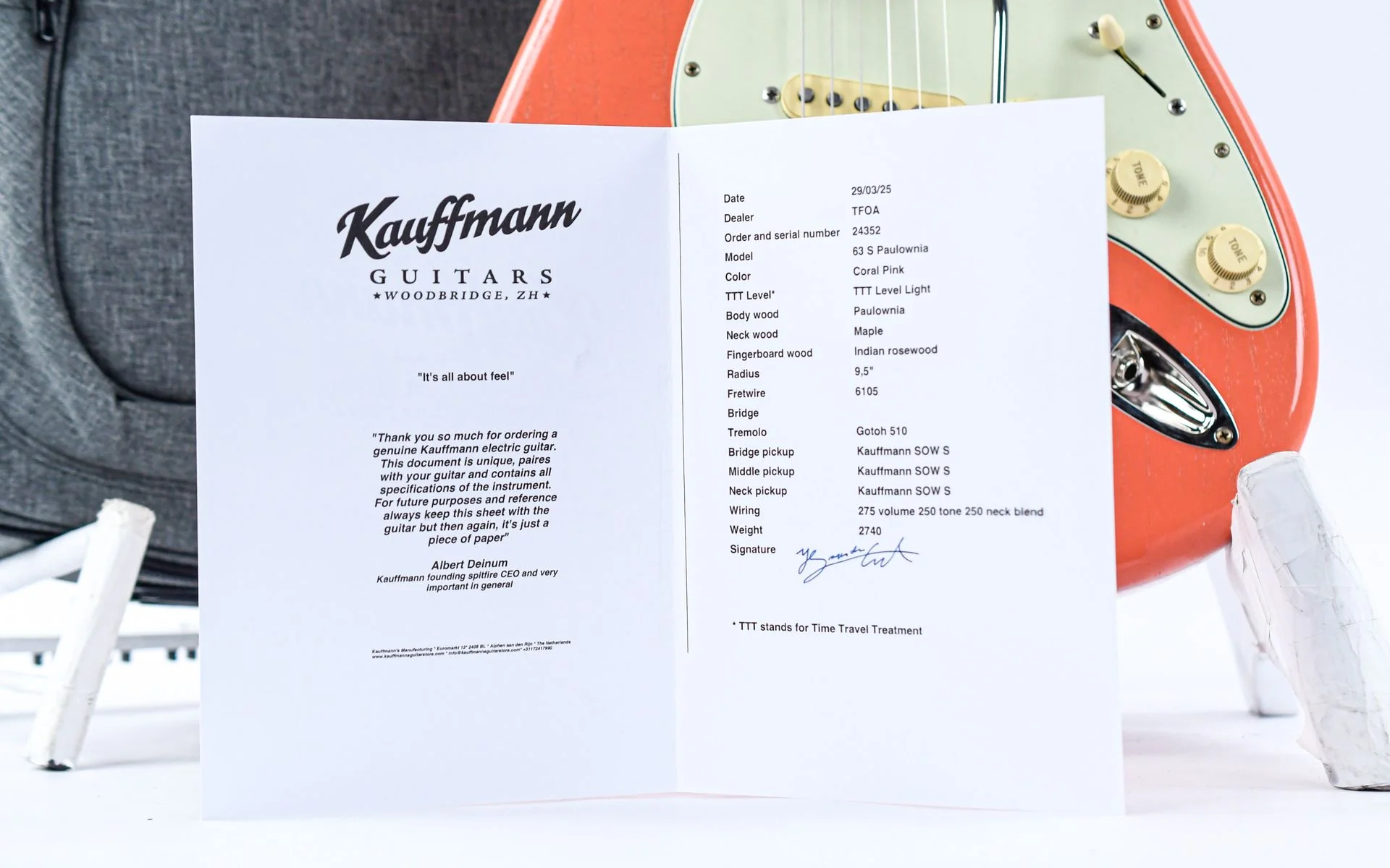 Kauffmann 63 S Paulownia Coral Pink Light Aged - Image 13