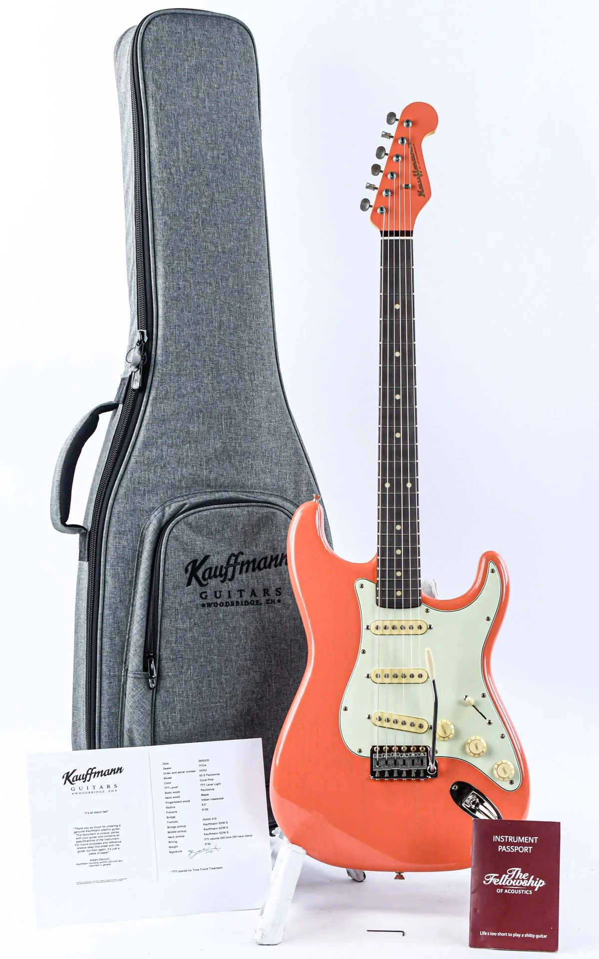 Kauffmann 63 S Paulownia Coral Pink Light Aged - Image 3