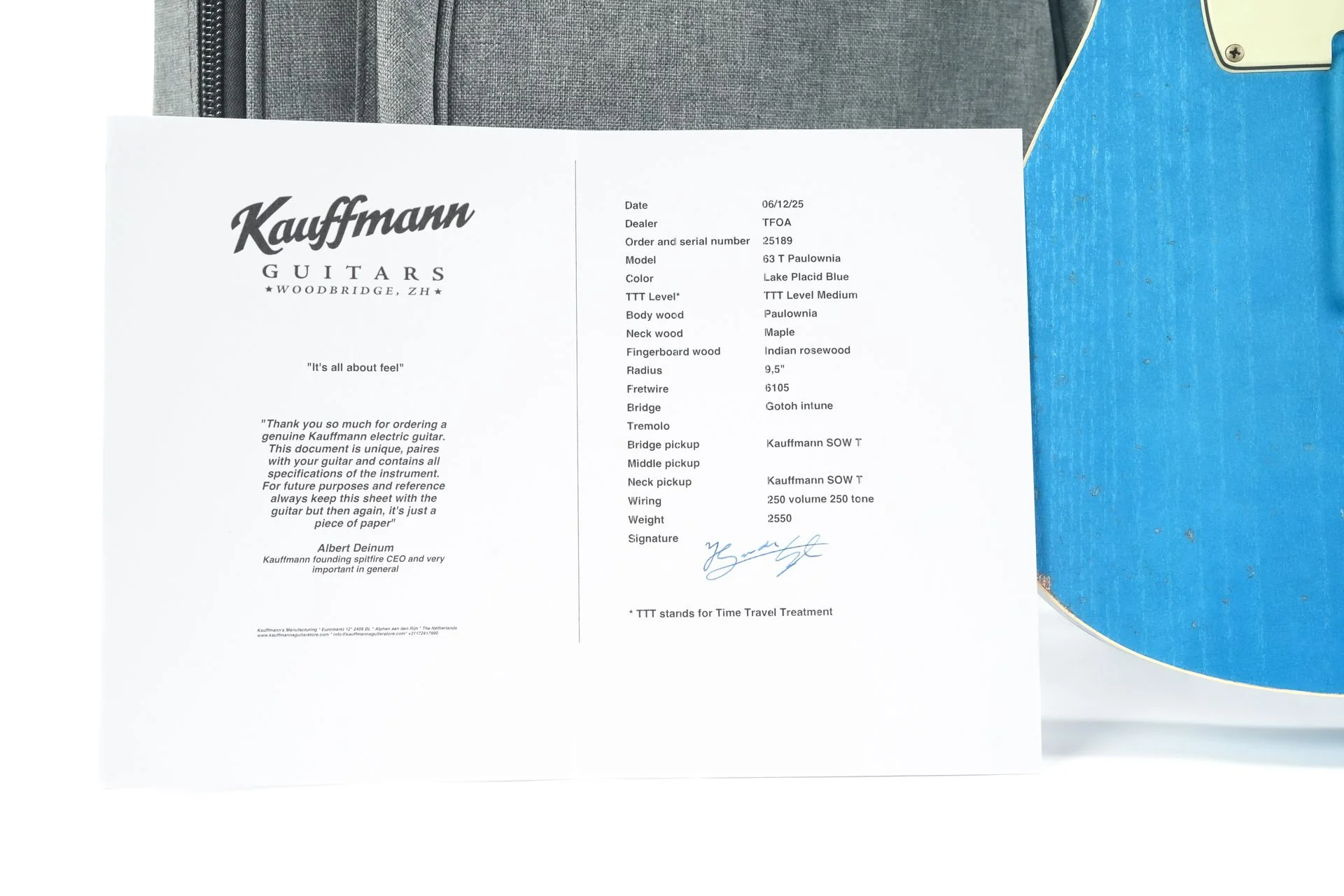 Kauffmann 63 T Lake Placid Blue Medium Aged - Image 13
