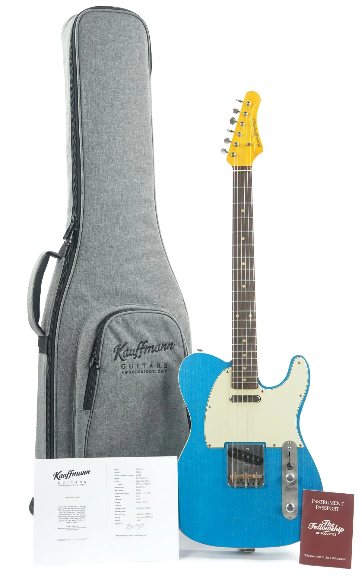Kauffmann 63 T Lake Placid Blue Medium Aged - Image 3