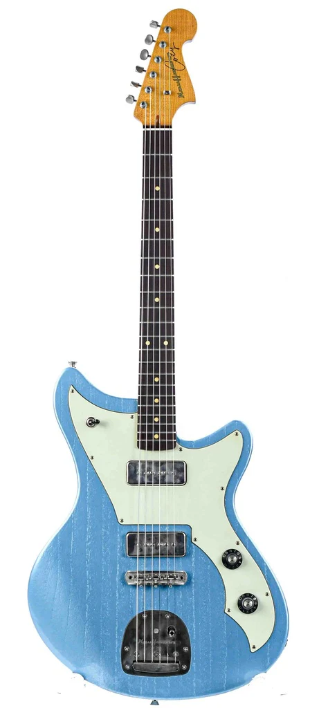 Kauffmann Cozy JM Ice Metallic Blue Light Aged