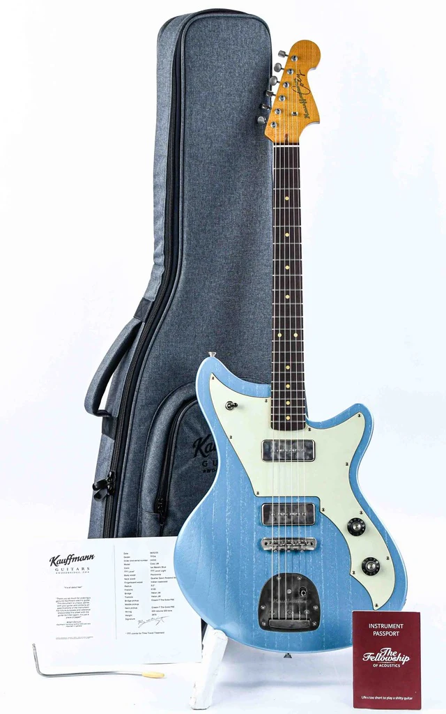 Kauffmann Cozy JM Ice Metallic Blue Light Aged - Image 3