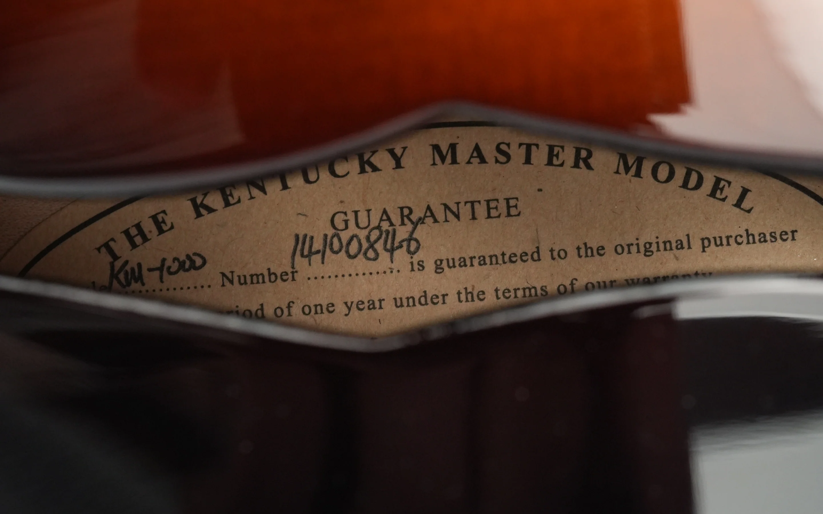 Kentucky KM1000 Master Model Sunburst 2014 - Image 11