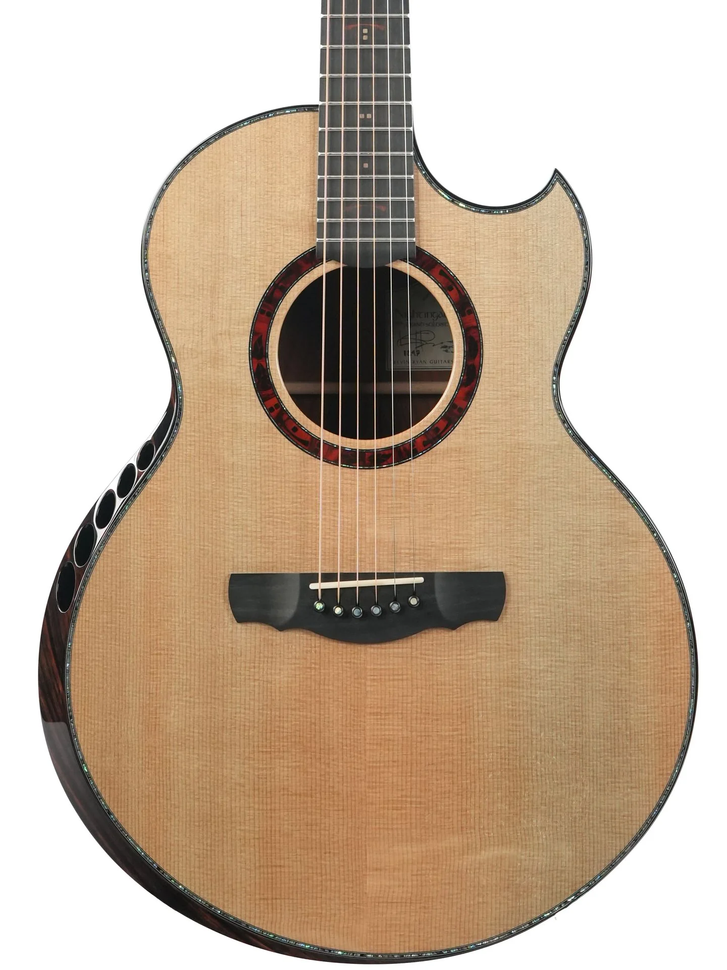 Kevin Ryan Nightingale Cocobolo Glacier Sitka Spruce 25th Anniversary - Image 5