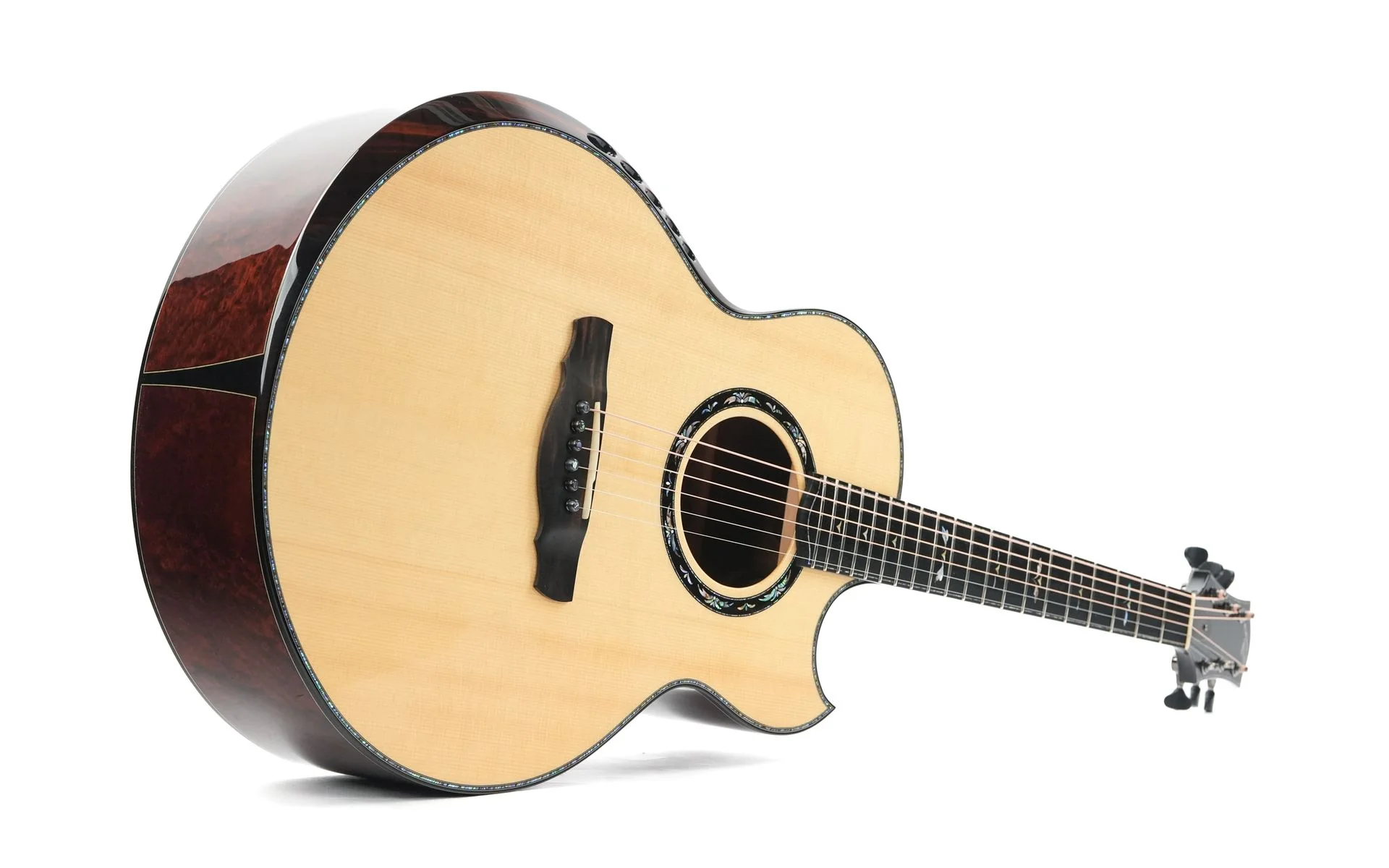 Kevin Ryan Nightingale Quilted Mahogany European Spruce 2022 - Image 13