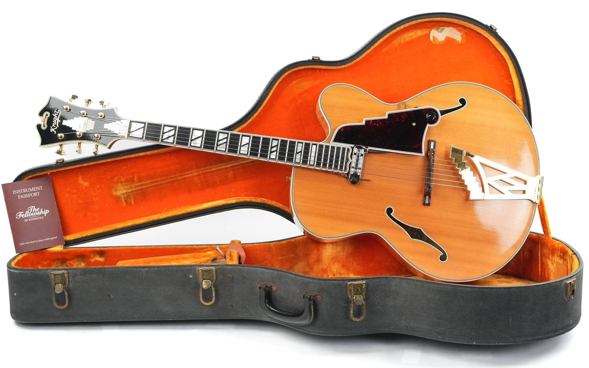 Knight New Yorker Archtop Natural 2000 - Image 3