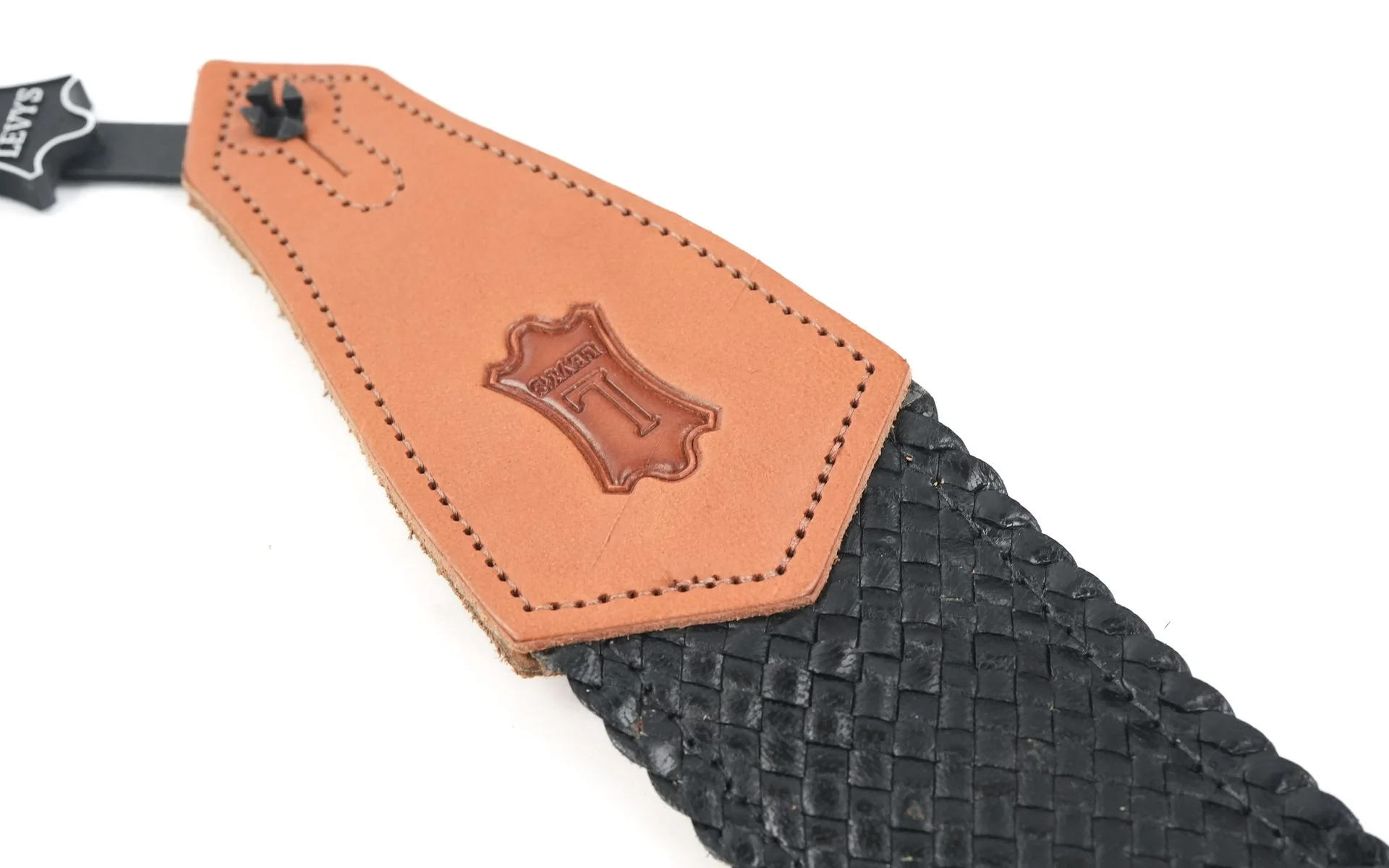 Levy's Strap Tire Diamonds Leather Bass Strap - Image 3