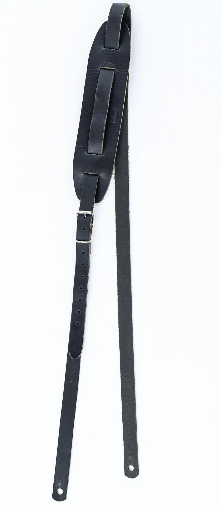 Liam's Leather Saddle Strap Black - Image 2