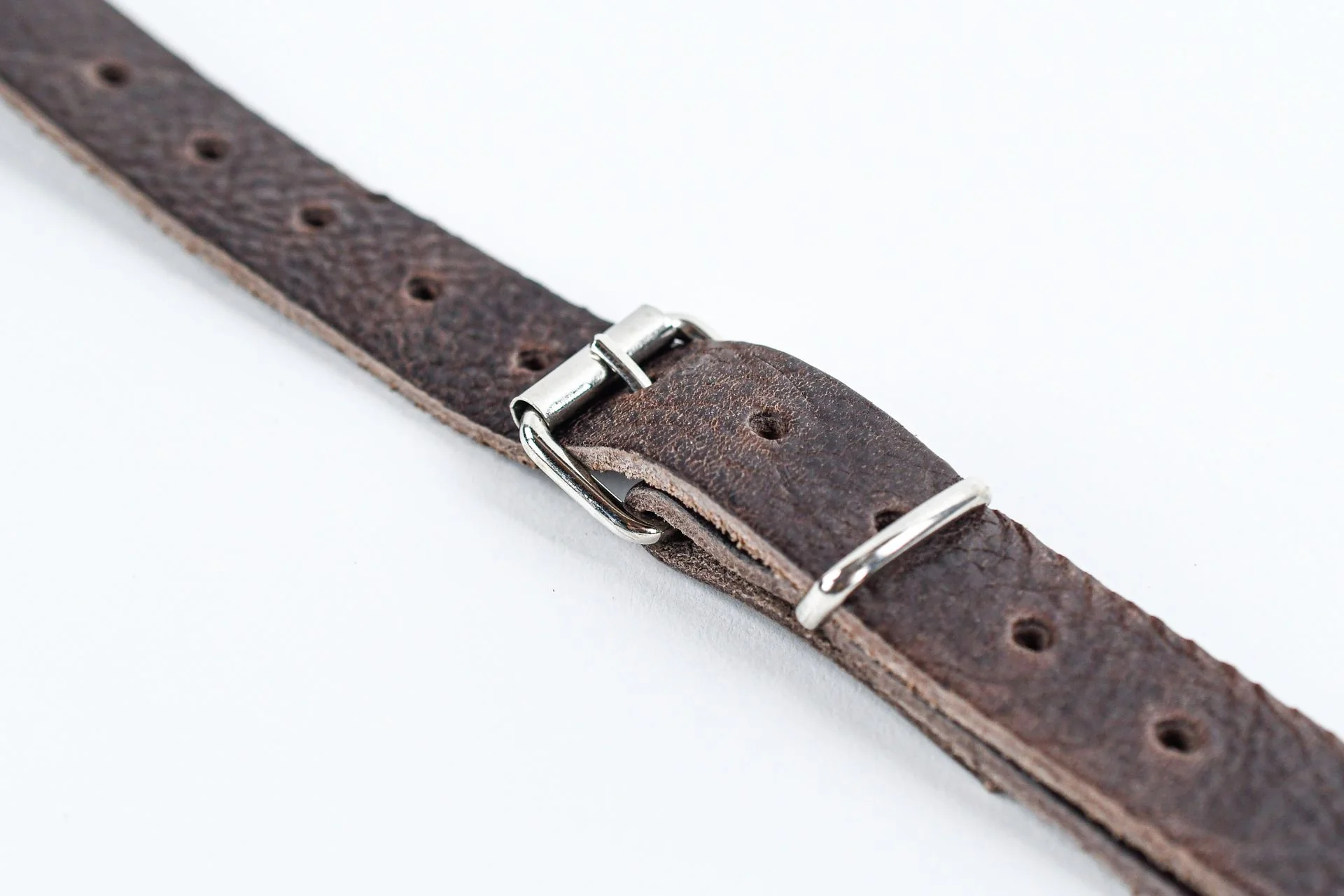 Liam's Leather Saddle Strap Brown - Image 4