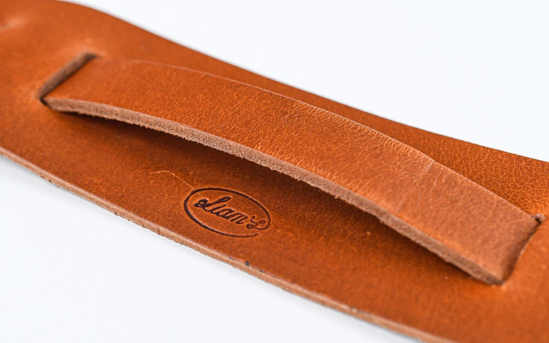 Liam's Leather Saddle Strap Cognac - Image 2