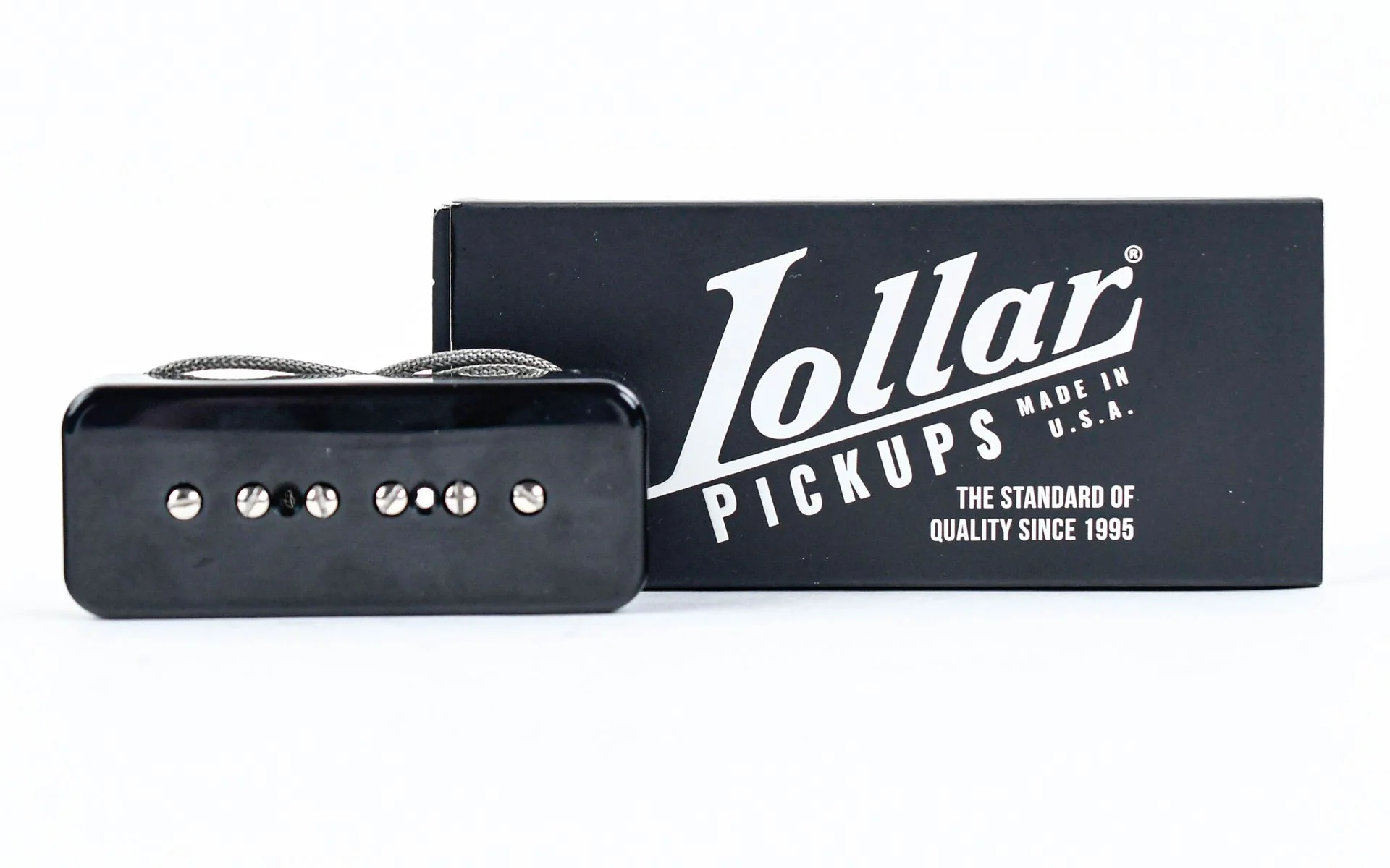 Lollar P90 Soapbar Bridge Black 50s Wind - Image 2