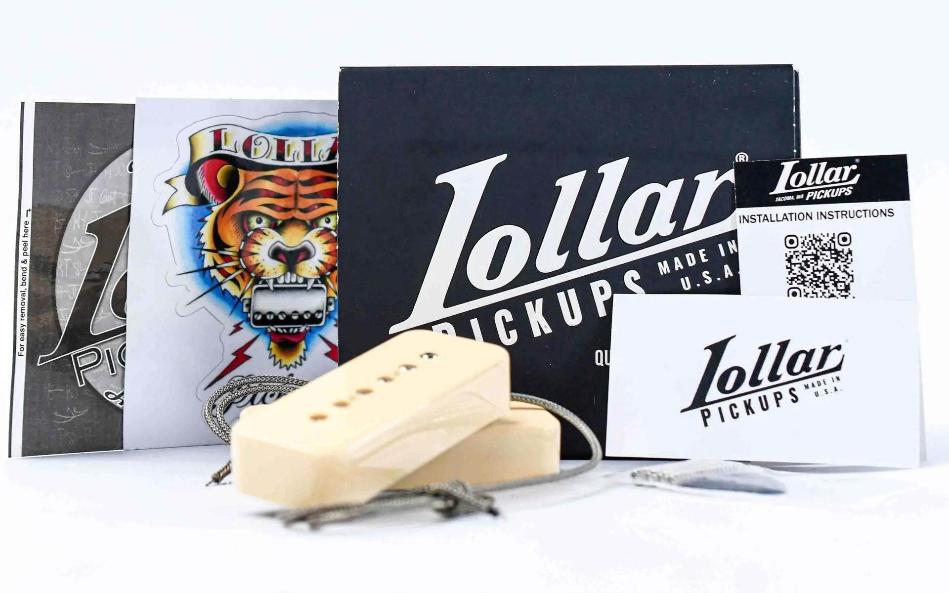 Lollar P90 Soapbar Set Neck & Bridge Cream - Image 2