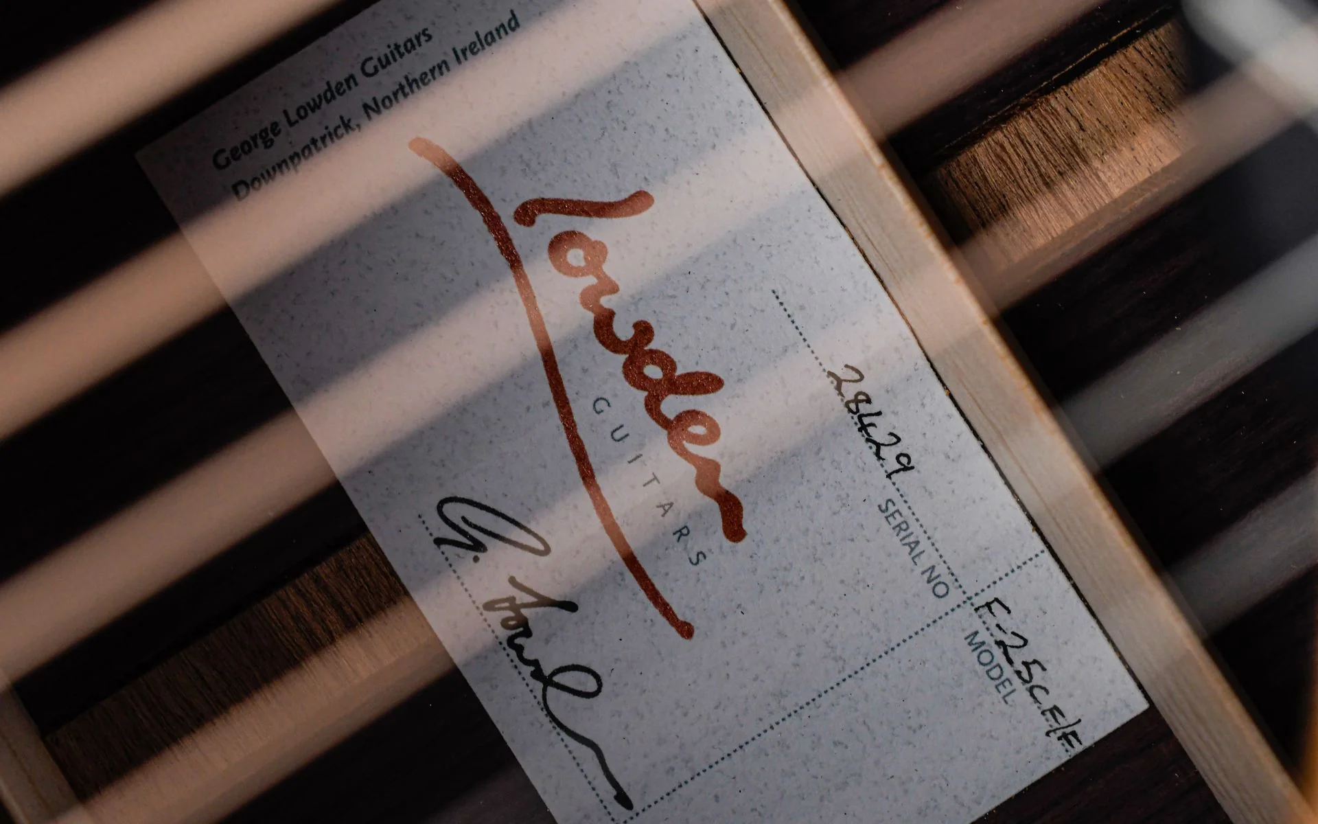 Lowden F25C Fan Fret Indian Rosewood Cedar - Image 11