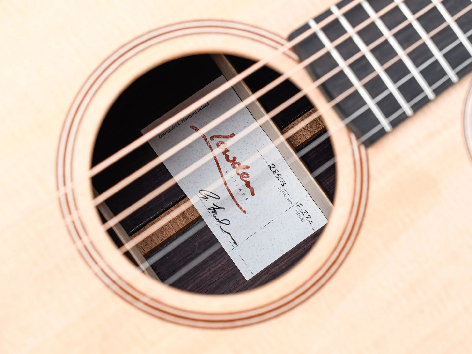 Lowden F32C Indian Rosewood Spruce #28503 - Image 11