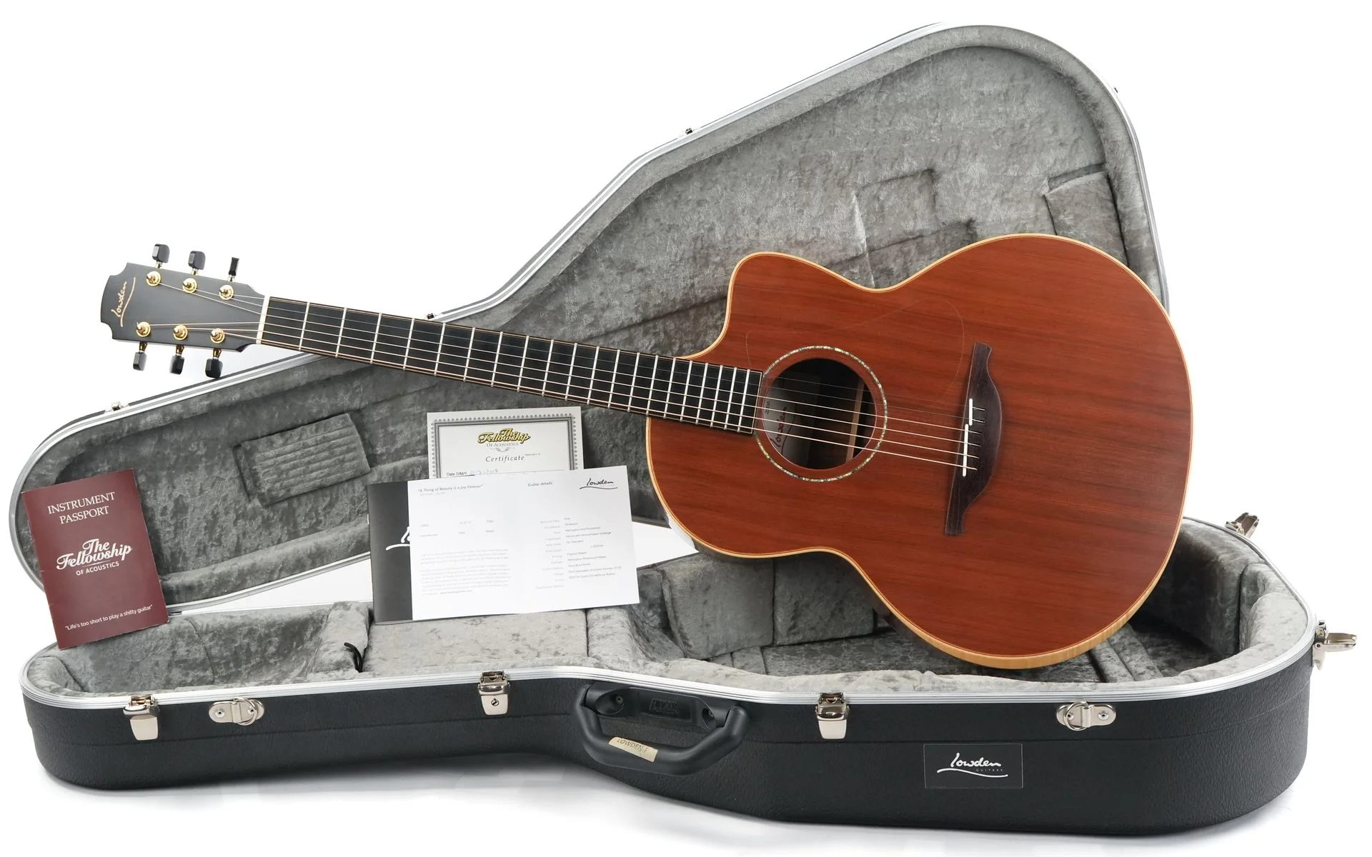 Lowden F35c Redwood Koa 2017 - Image 3