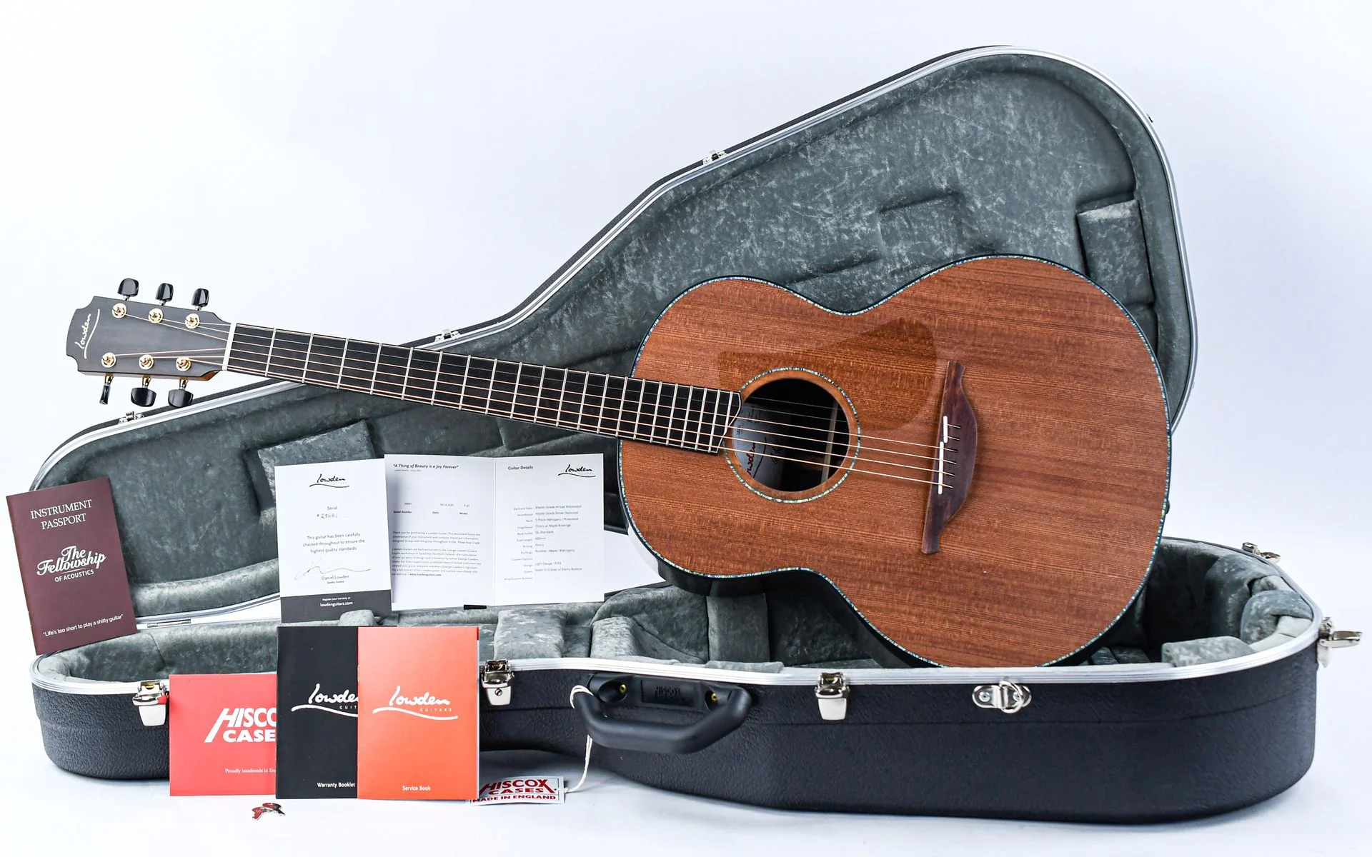 Lowden F50 African Blackwood Sinker Redwood - Image 3