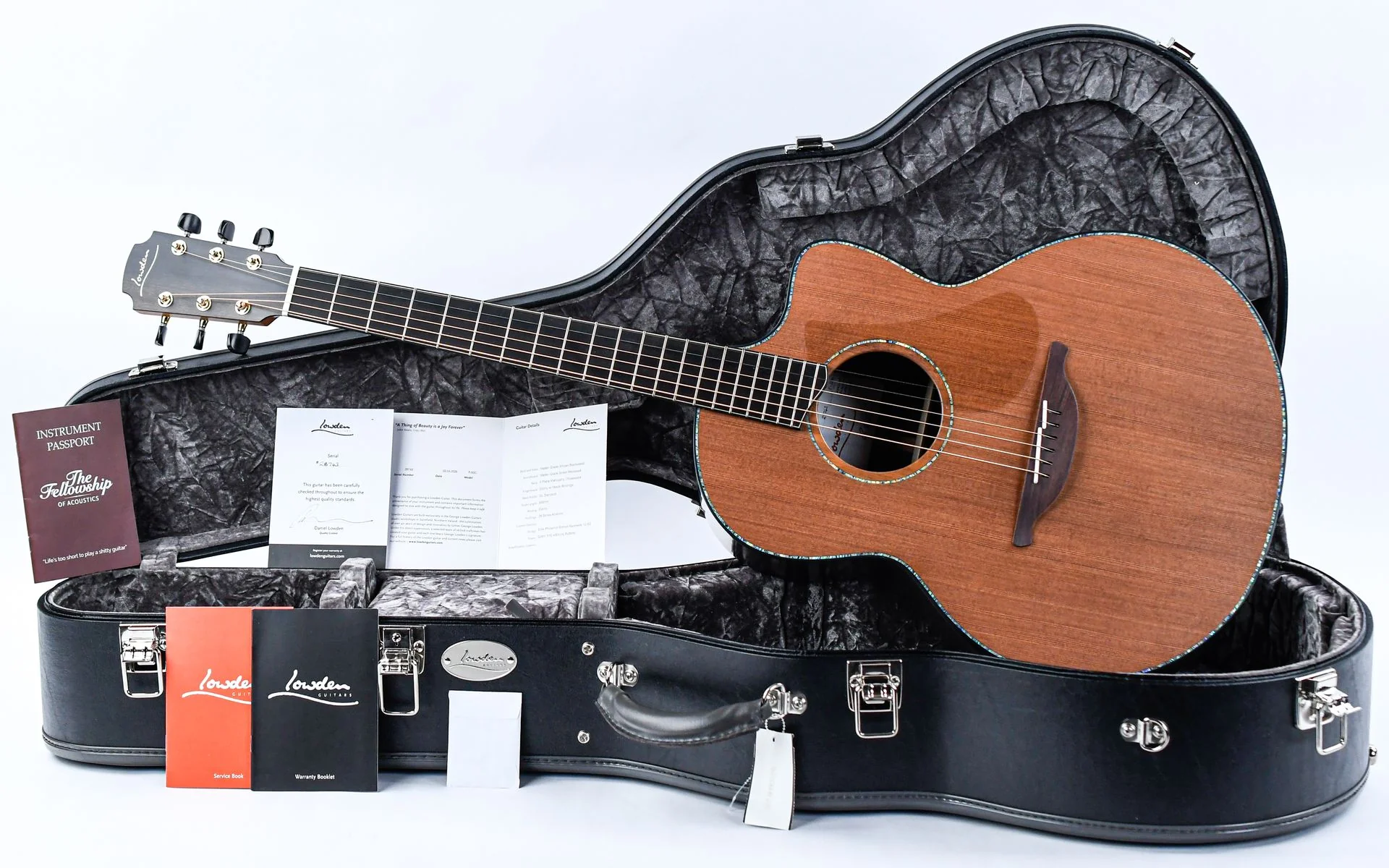 Lowden F50C African Blackwood Sinker Redwood - Image 3