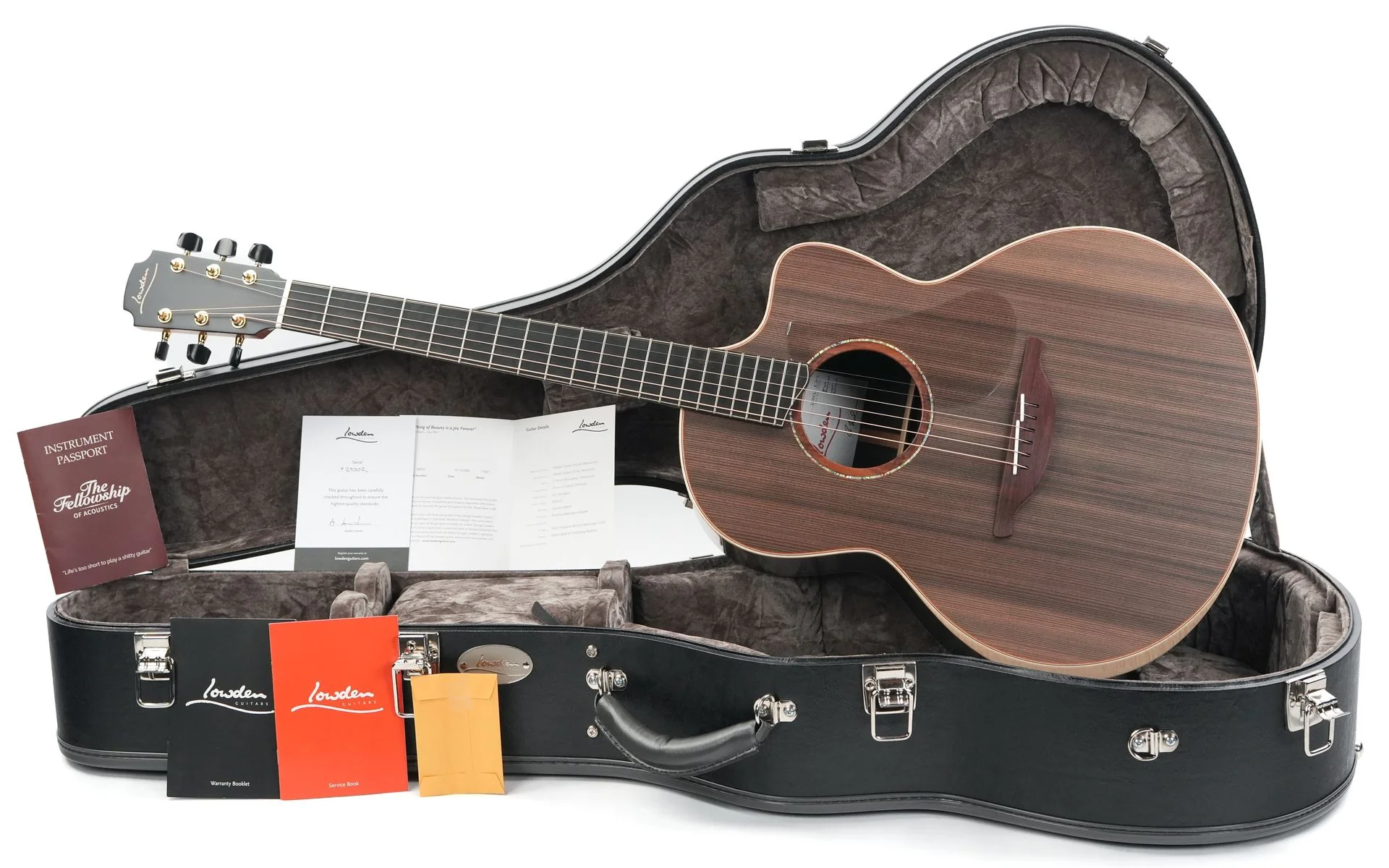 Lowden F50C African Blackwood Sinker Redwood - Image 3