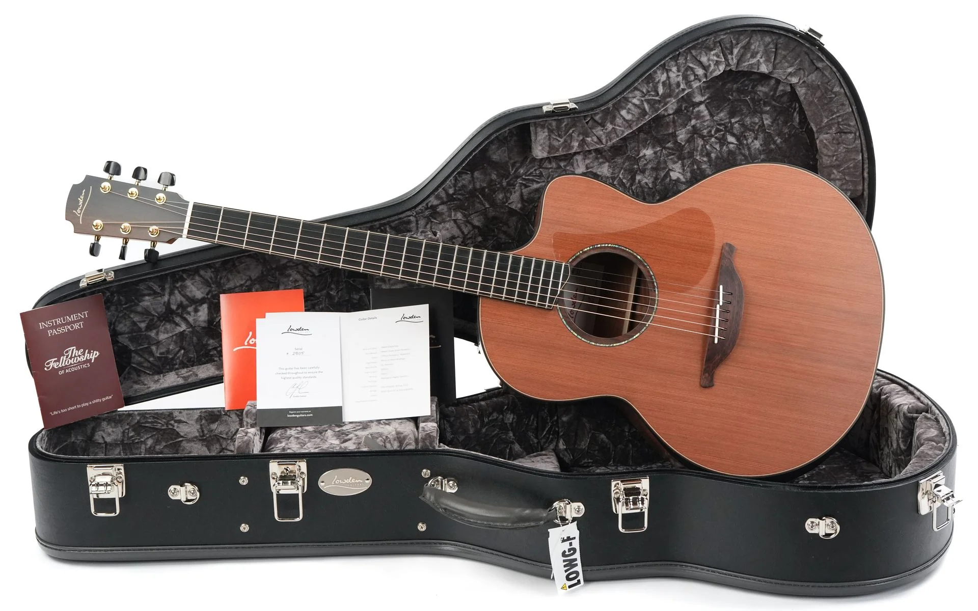 Lowden F50C Mastergrade Koa Sinker Redwood - Image 3