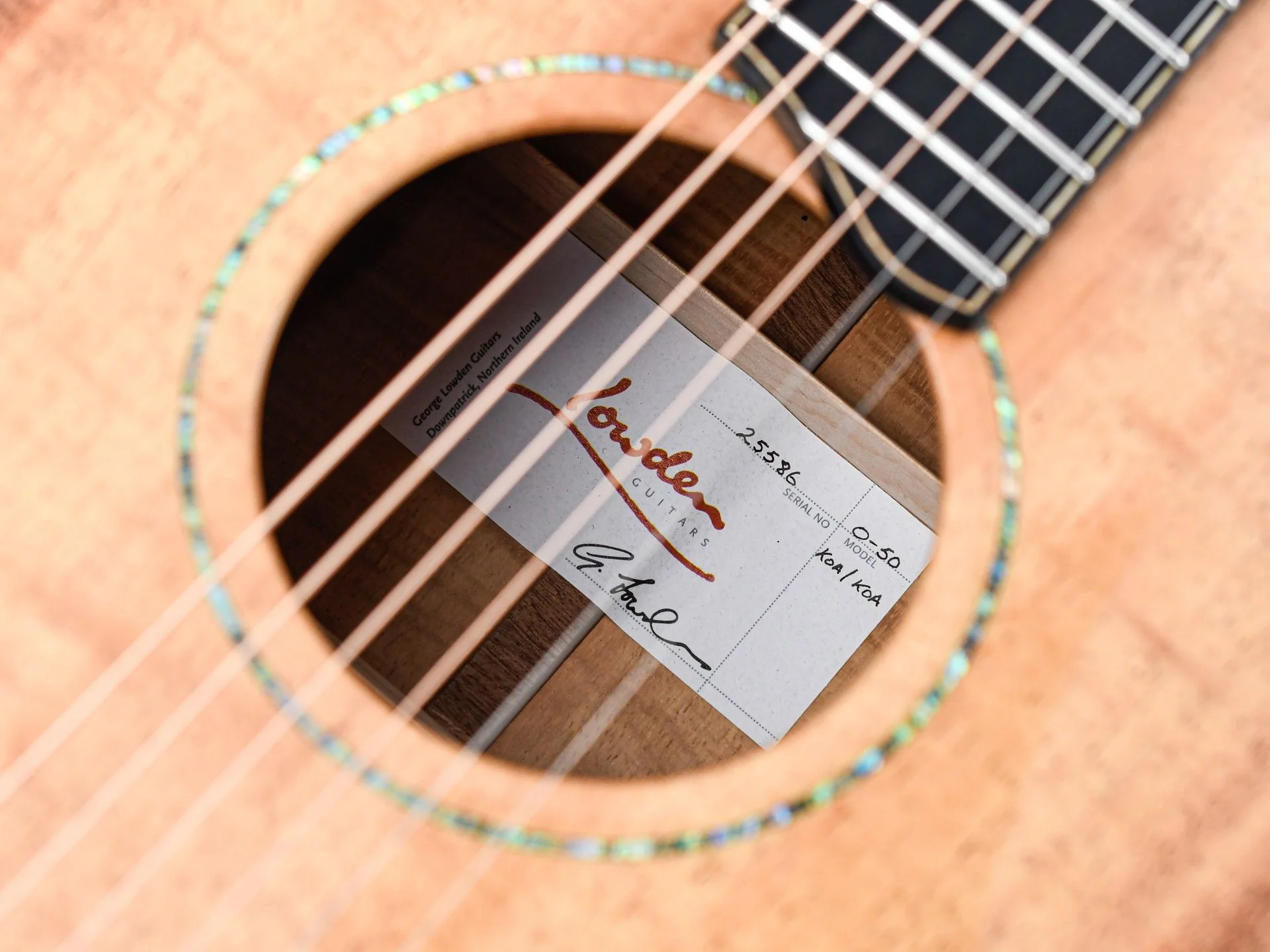 Lowden O50 All Mastergrade Koa 2022 - Image 11