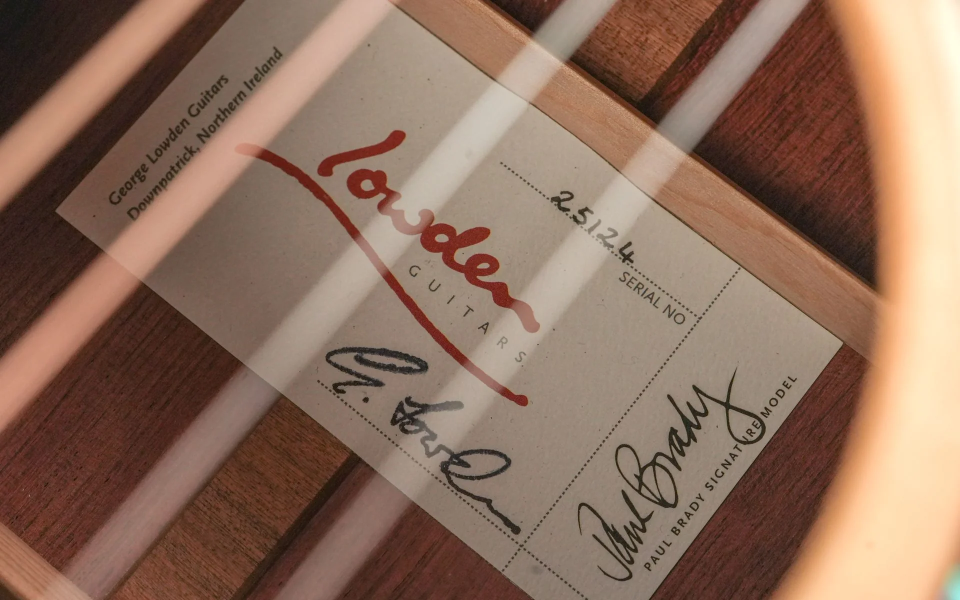 Lowden Paul Brady Signature Sitka Spruce Bubinga 2021 - Image 12