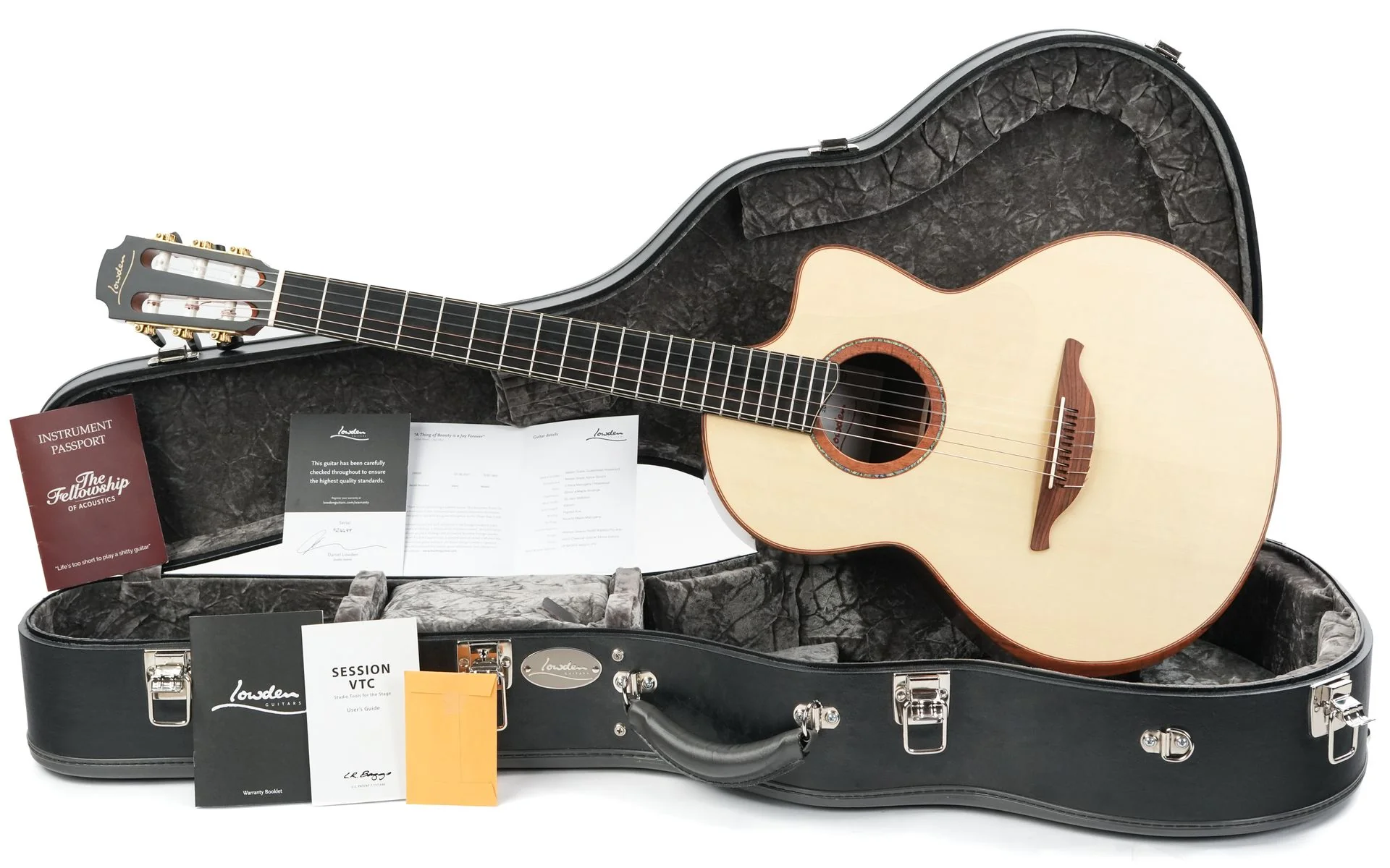 Lowden S50J Jazz Nylon Guatemalan Rosewood Alpine Spruce 2021 - Image 3