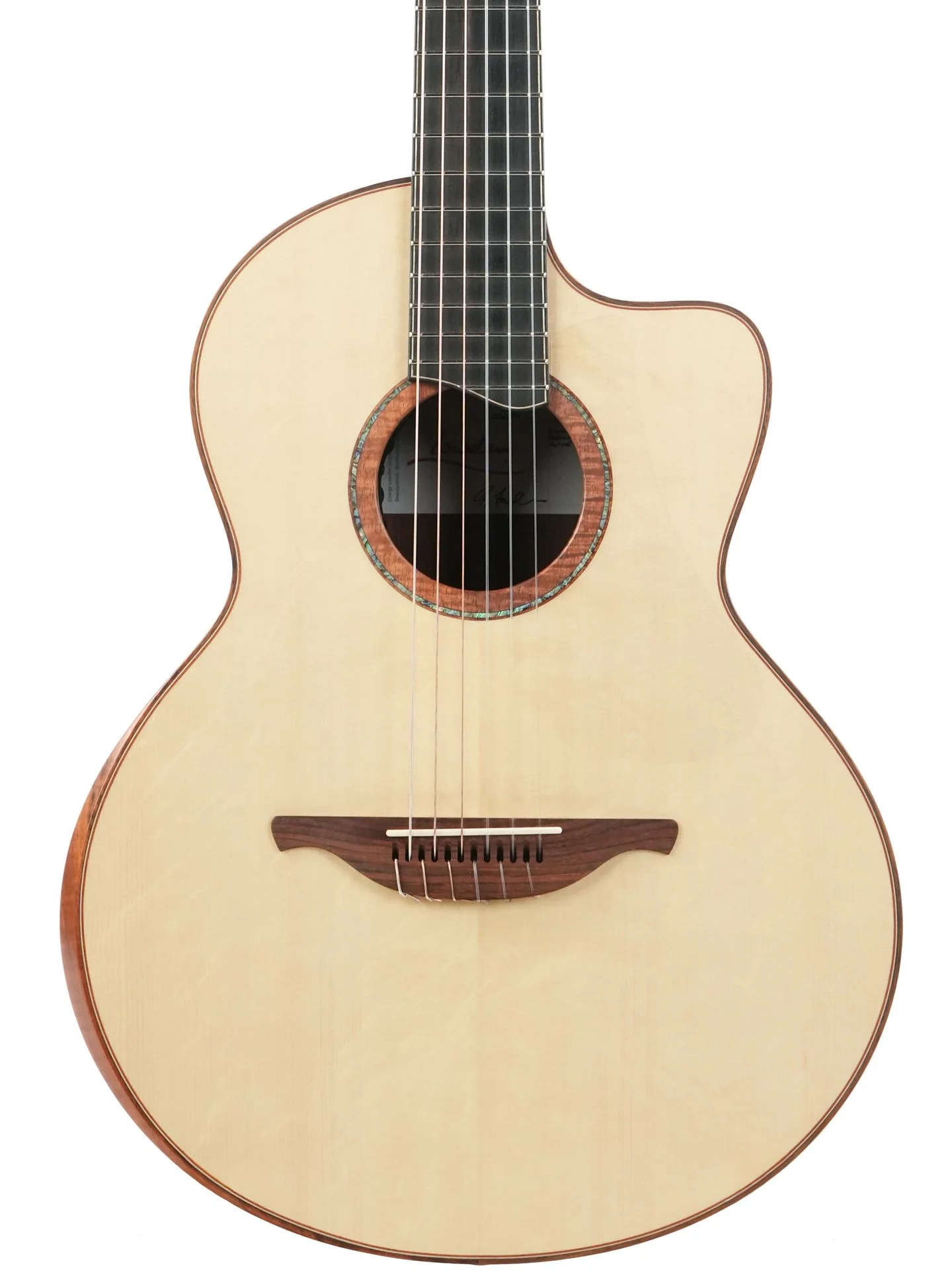 Lowden S50J Jazz Nylon Guatemalan Rosewood Alpine Spruce 2021 - Image 5