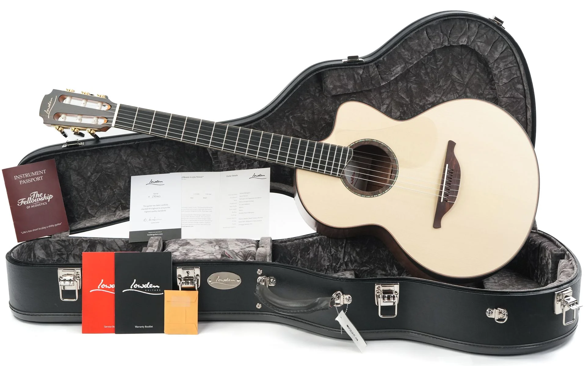 Lowden S50J Mastergrade Quilted Mahogany Alpine Spruce - Image 3