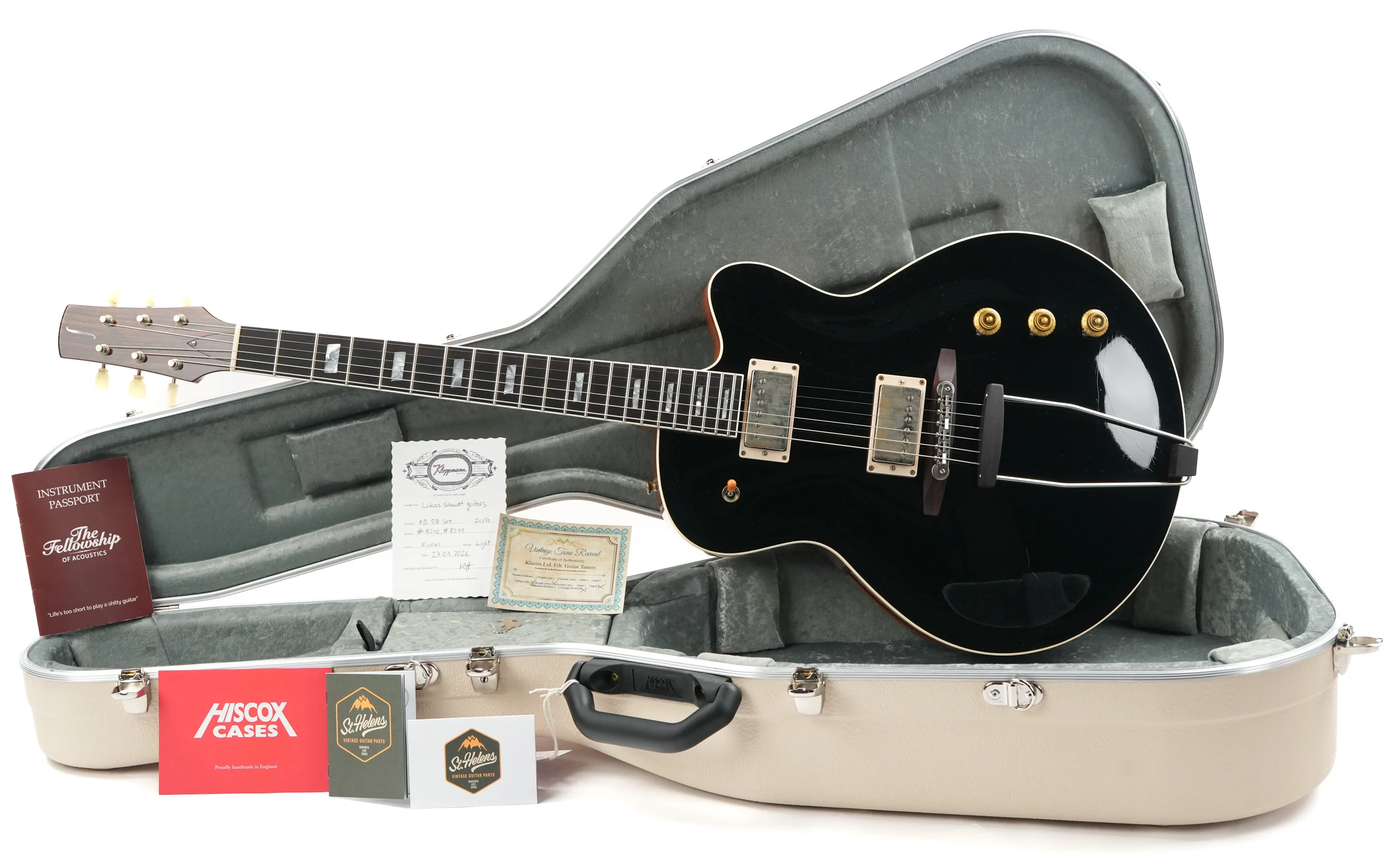 Lukas Schmidt 15 3/8 Archtop British Racing Green - Image 3