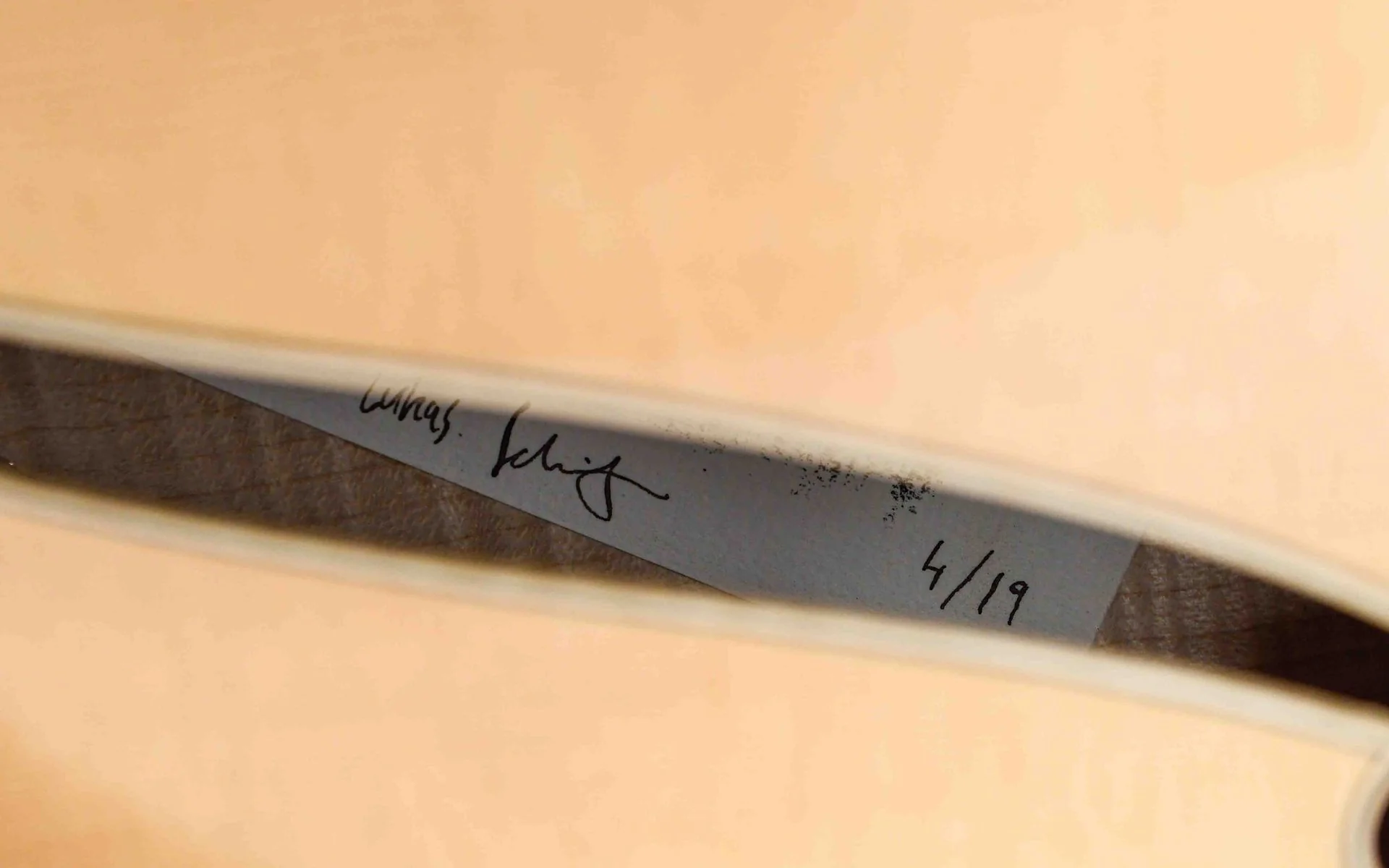 Lukas Schmidt Model 16.5 Archtop Natural - Image 13