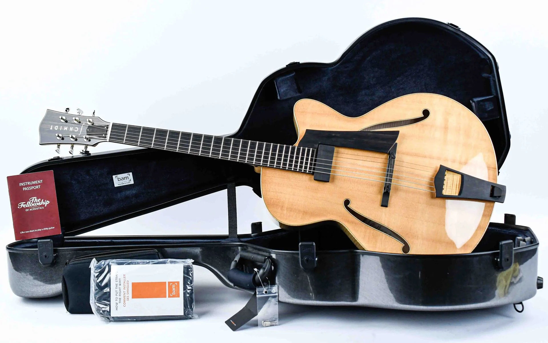 Lukas Schmidt Model 16.5 Archtop Natural - Image 3