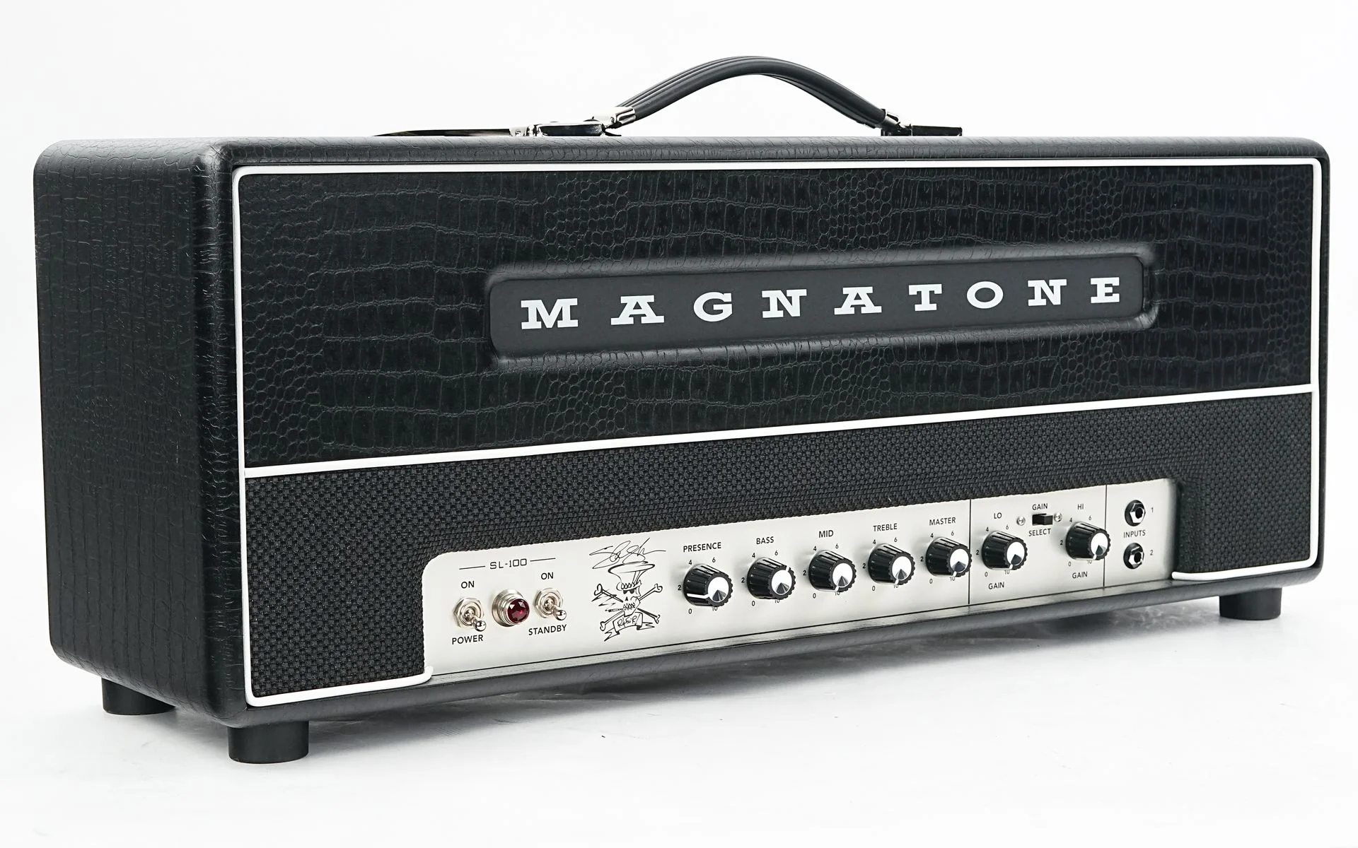 Magnatone SL100 Slash 100 Watt Head Black Croc - Image 3