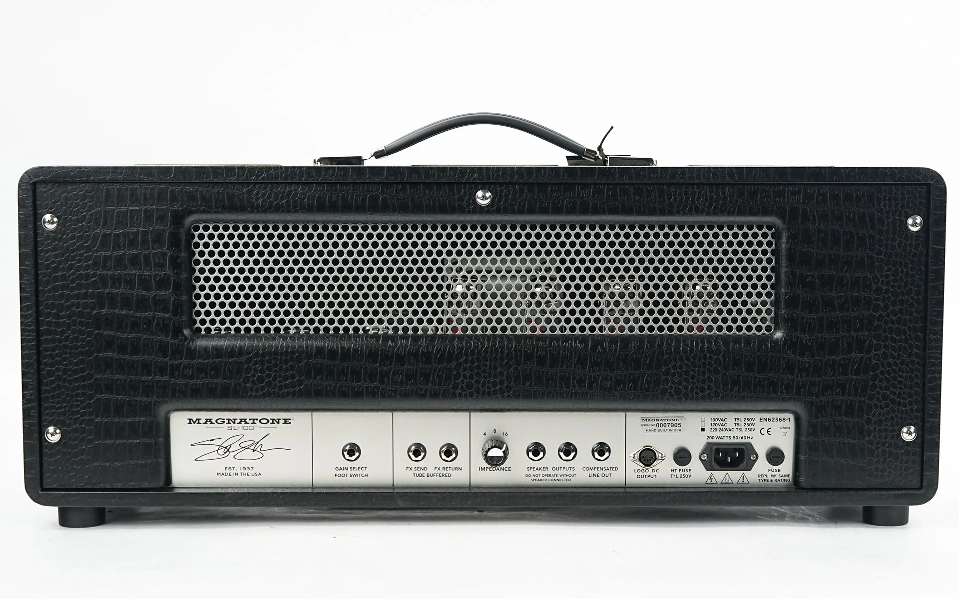 Magnatone SL100 Slash 100 Watt Head Black Croc - Image 4