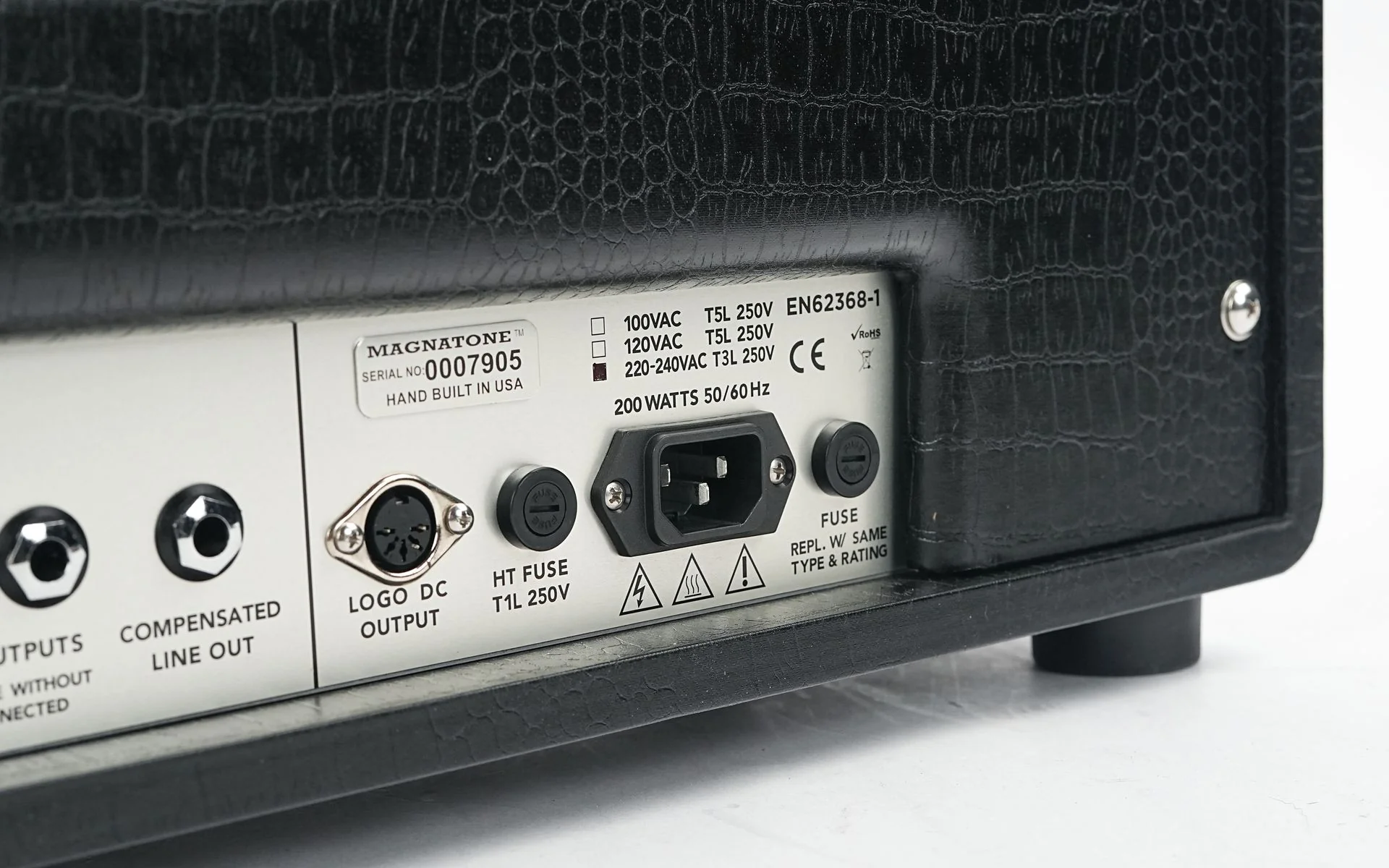 Magnatone SL100 Slash 100 Watt Head Black Croc - Image 8