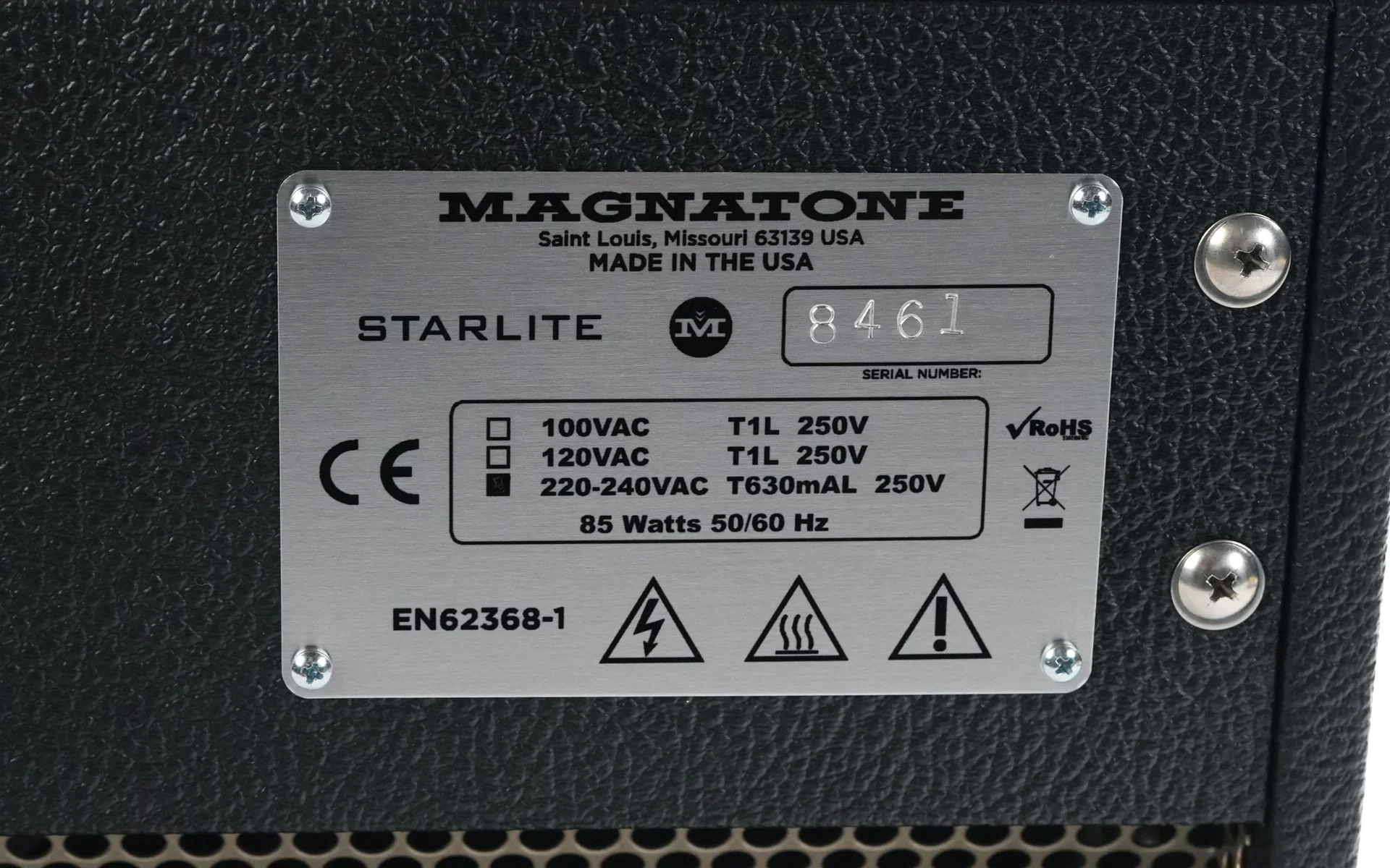 Magnatone Starlite Reverb 1x8 Combo Traditional Black - Image 9