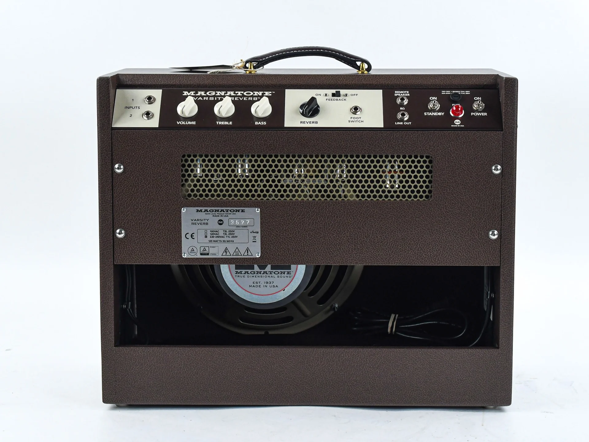 Magnatone Varsity Reverb 1x12 Combo - Image 8