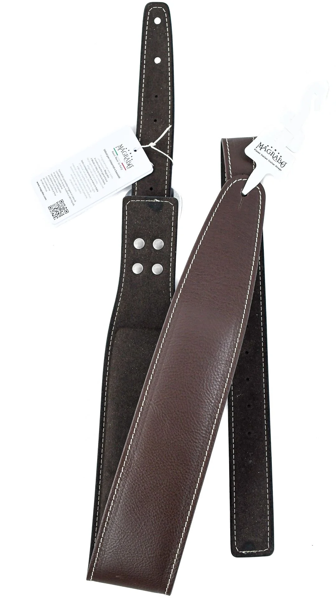 Magrabo Single Buckle OS Padded Core Ebony - Classic Silver - Image 2