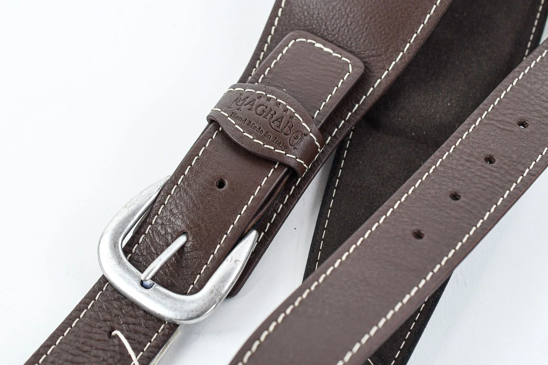 Magrabo Single Buckle OS Padded Core Ebony - Classic Silver - Image 3