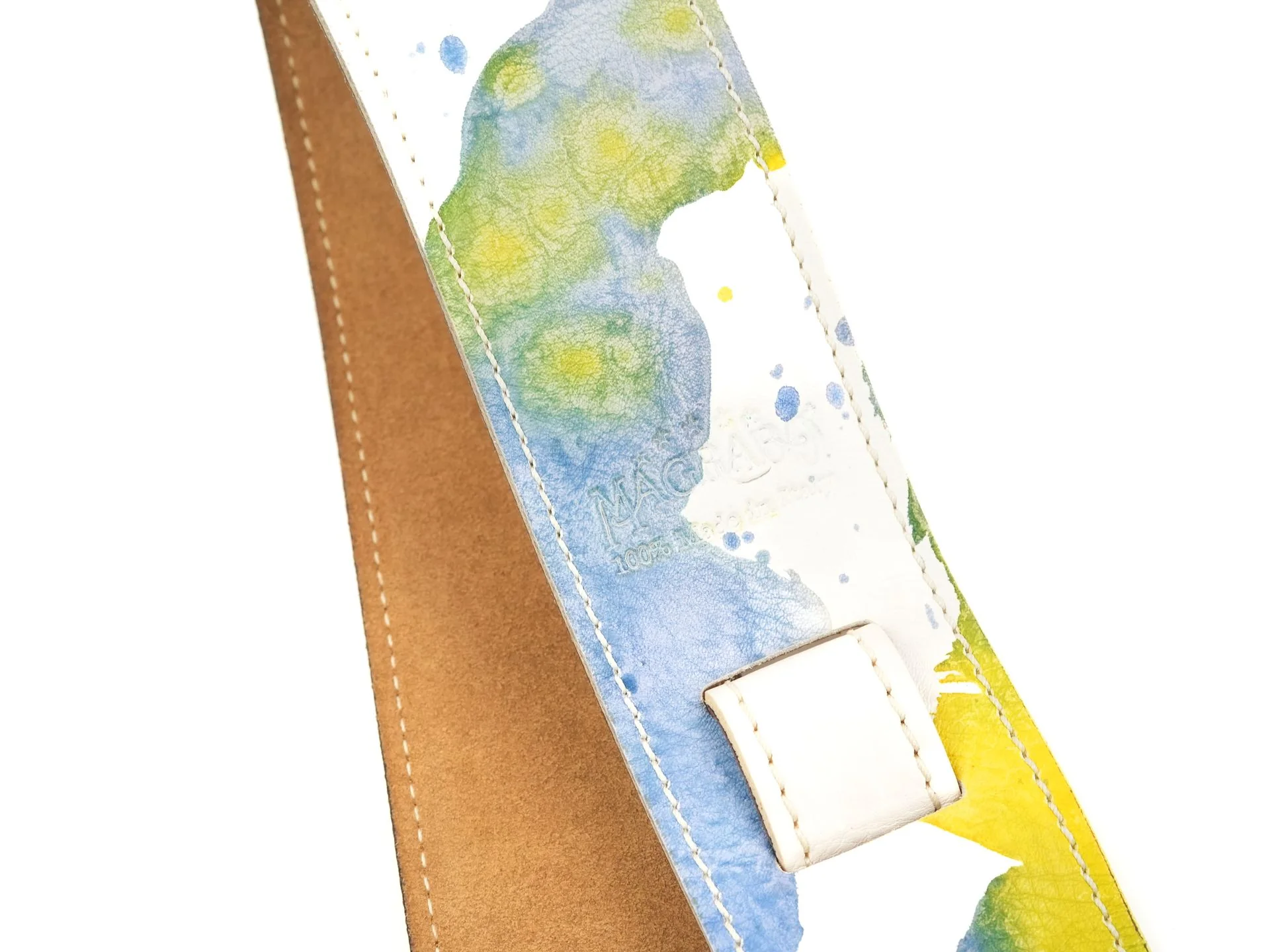 Magrabo Straps Holes HS Art Paint dipinta a mano pezzo unico 6 cm - Image 4