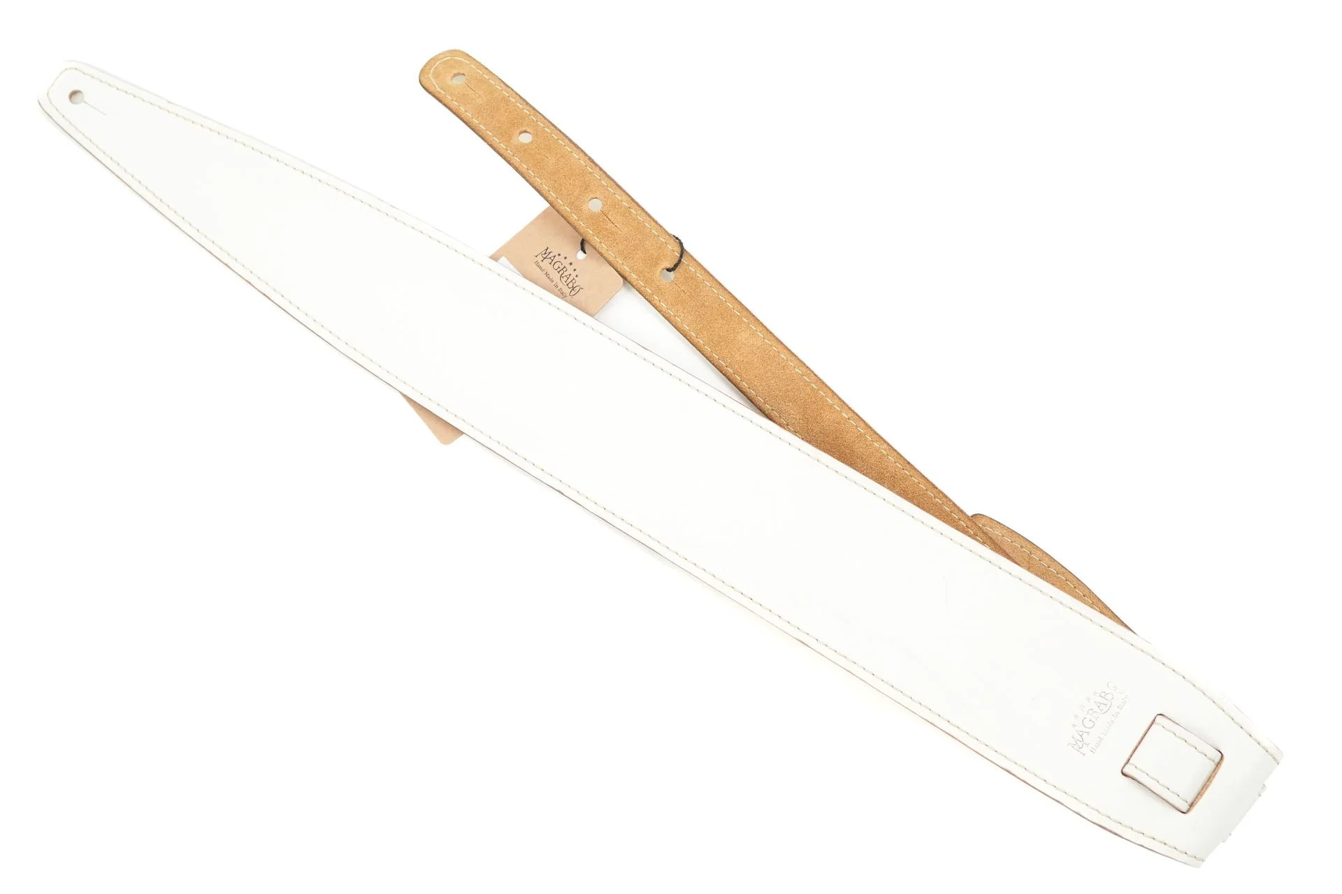 Magrabo Straps Holes HS Stone Washed Bianco 8 cm - Image 2