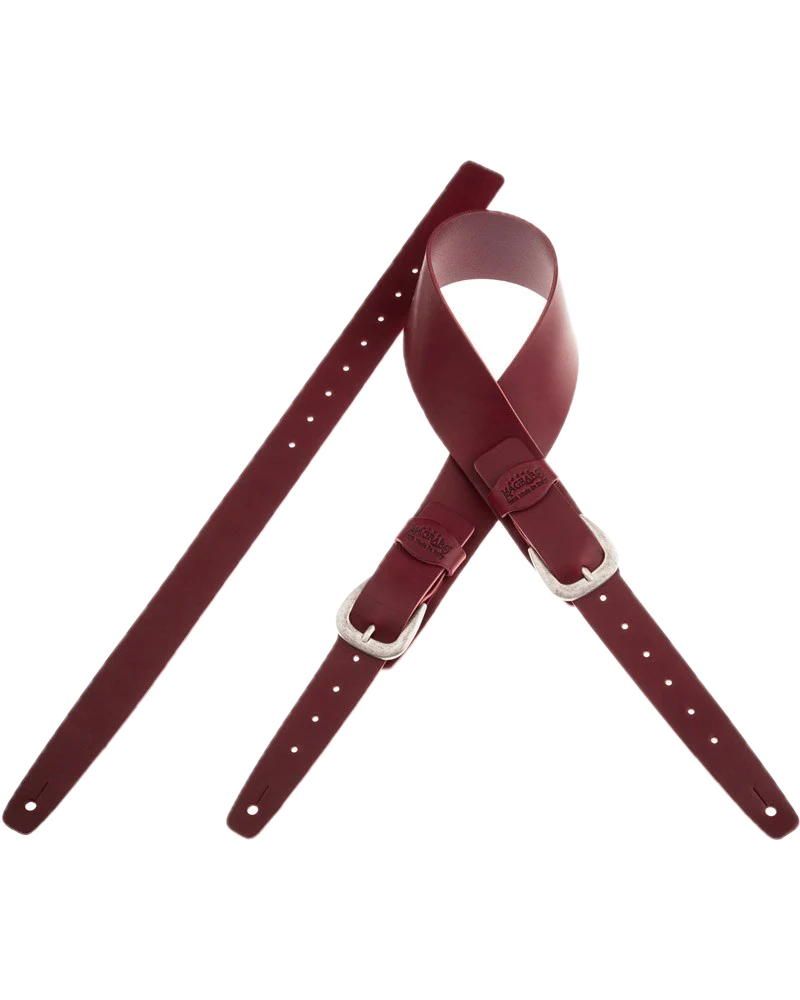 Magrabo Straps Tw in Buckle TC Core Bordeaux 7 cm fibbie Classic Argento