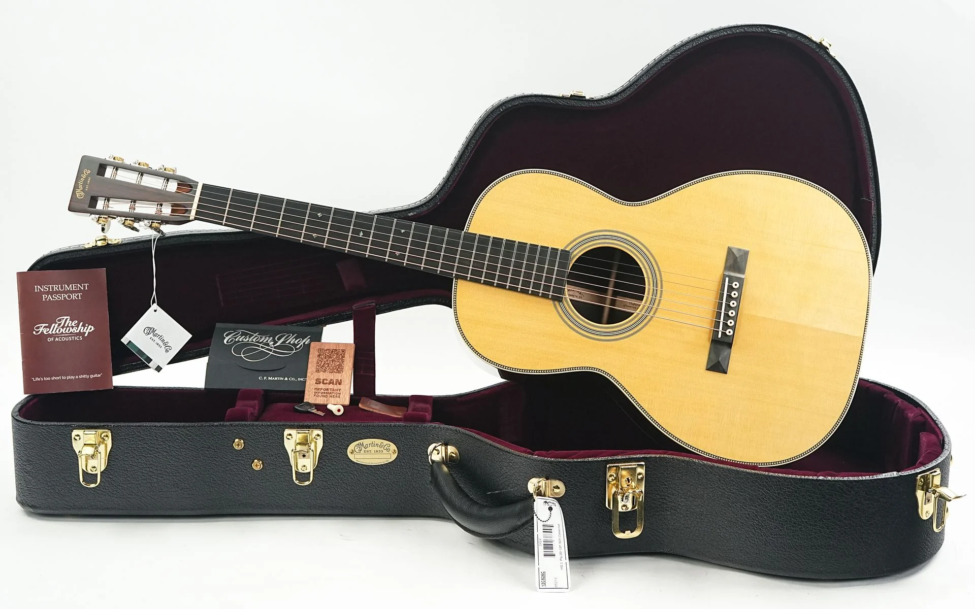 Martin Custom Shop 0028 12 Fret Vintage Spruce Rosewood #2865284 - Image 3