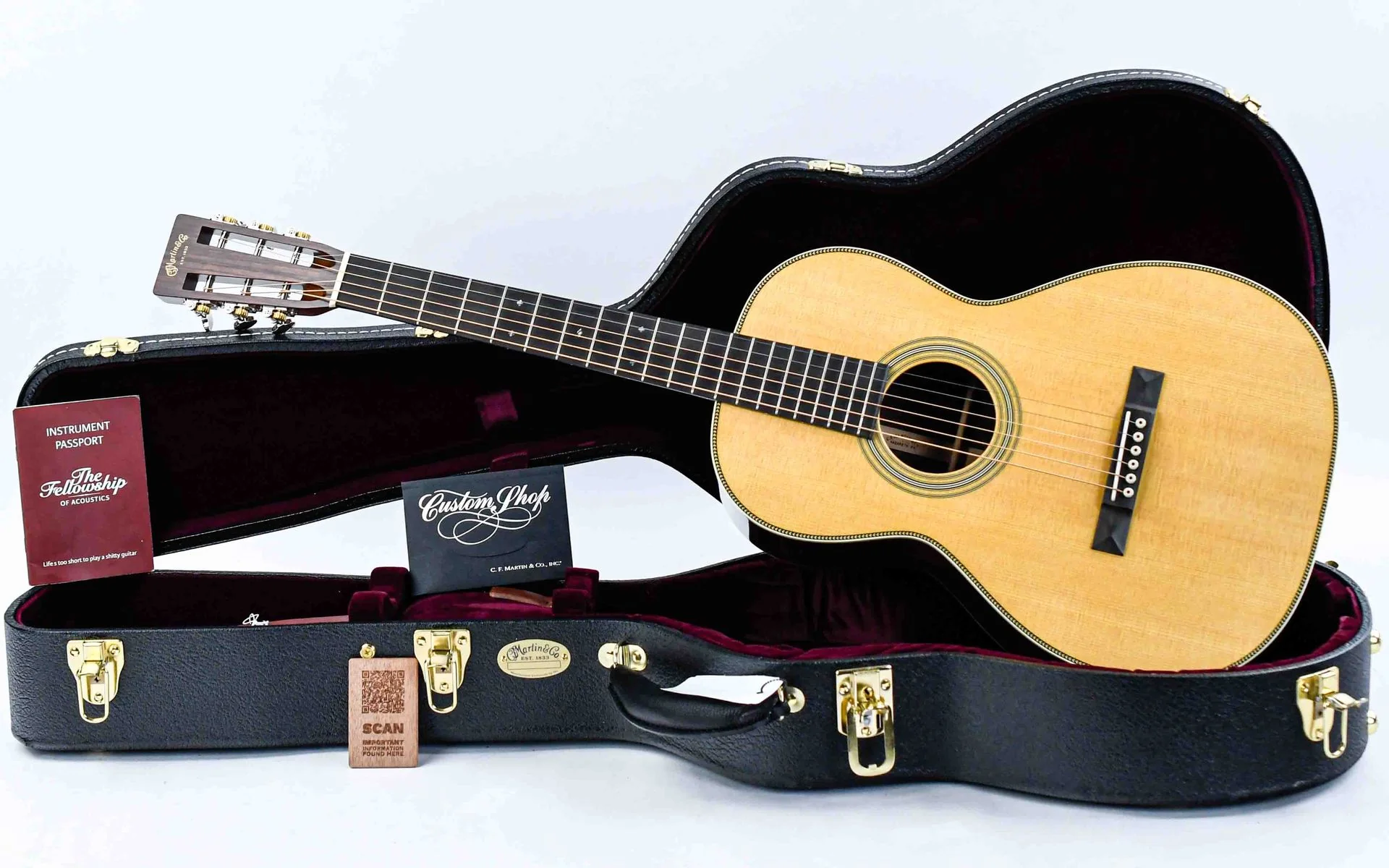 Martin Custom Shop 028 Vintage Spruce Rosewood #2865271 - Image 3